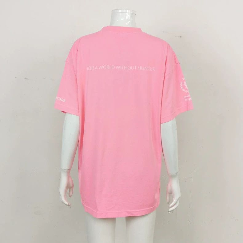 Balenciaga Balenciaga Co-branded pink short-sleeved T-shirt Size US M / EU 48-50 / 2 - 2 Thumbnail