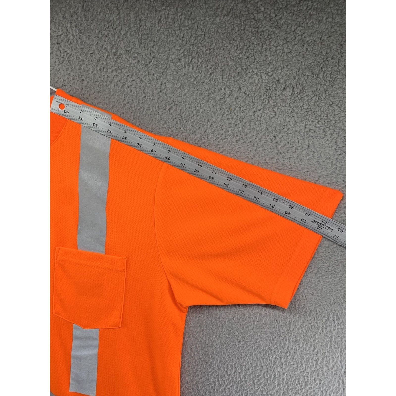 Vintage WearGuard High Visibility Orange Shirt With Pocket Mens XL Work Shirt Size US XL / EU 56 / 4 - 7 Thumbnail