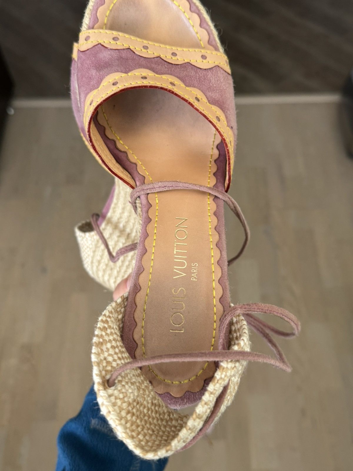 Louis Vuitton Louis Vuitton Ankle Strap Heels Size US 7 / IT 37 - 9 Thumbnail