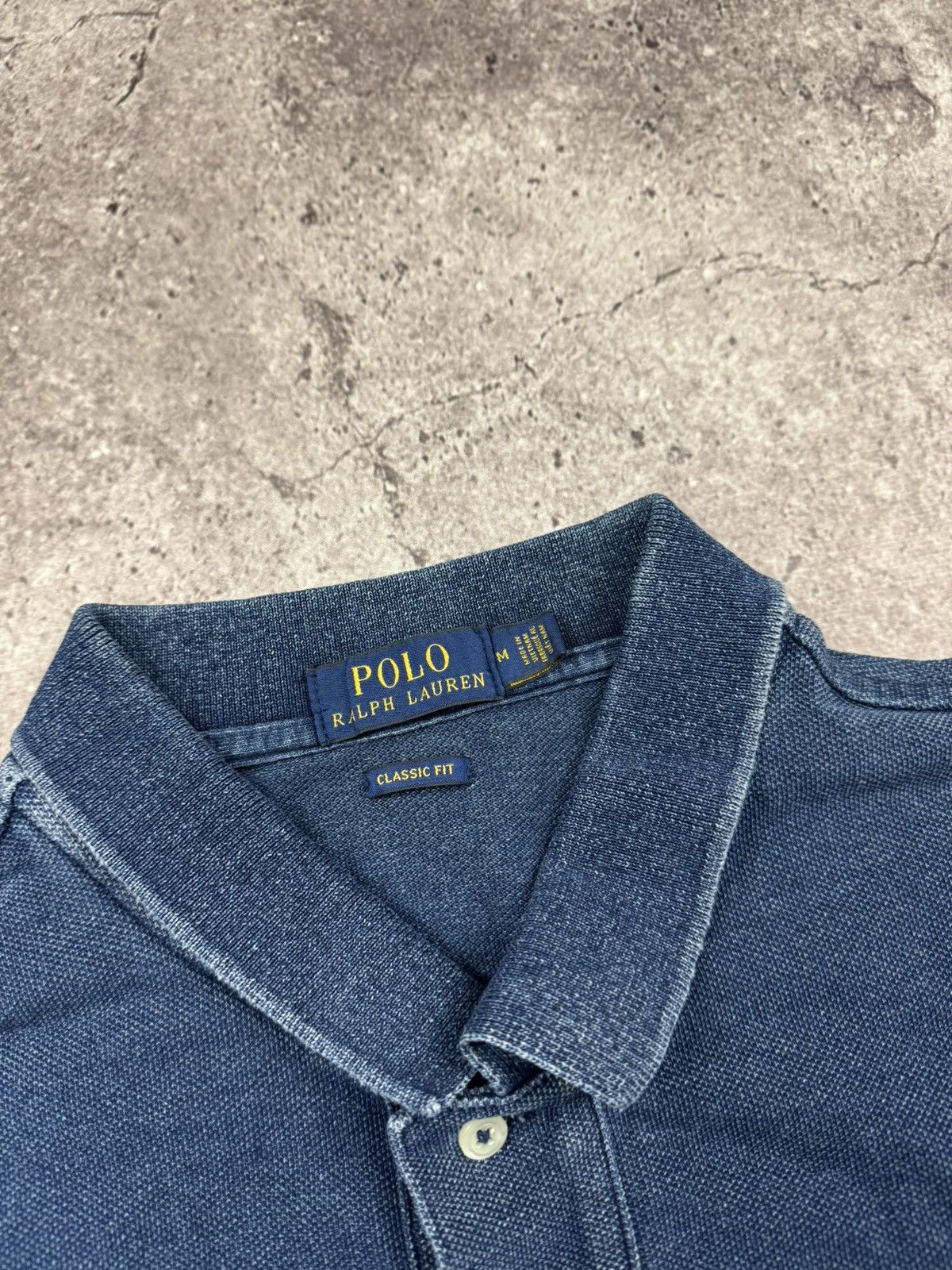 Polo Ralph Lauren POLO RALPH LAUREN VINTAGE Y2K DENIM RUGBY POLO LONGSLEEVE Size US M / EU 48-50 / 2 - 4 Thumbnail