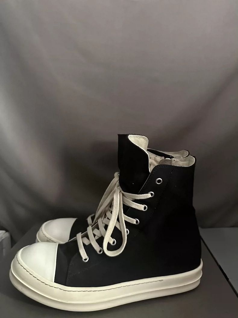 Rick Owens Rick Owens High-Top Silk Sneakers-yf Size US 9 / EU 42 - 1 Thumbnail