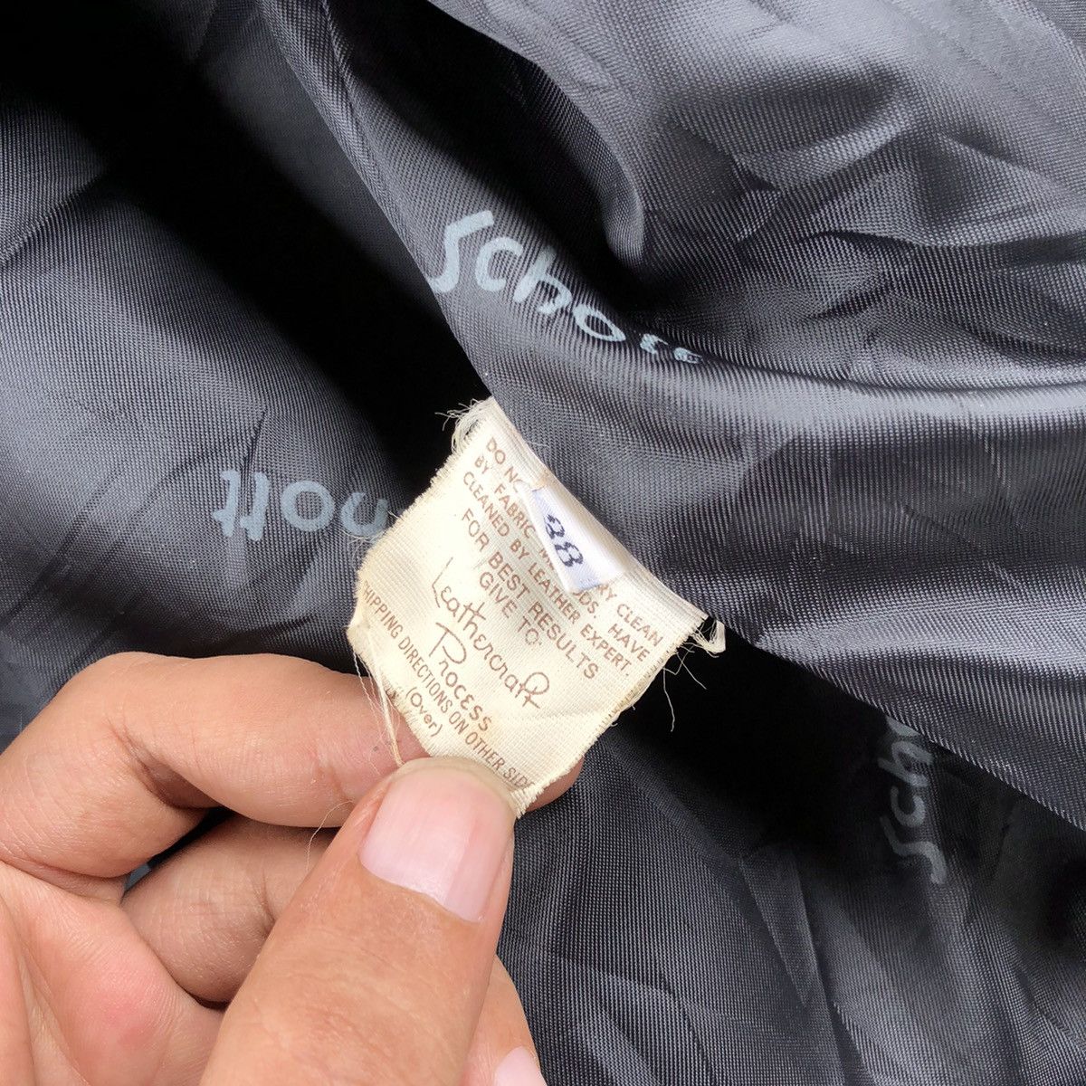 Schott Vintage Schott Leather Jacket Made In USA Size US L / EU 52-54 / 3 - 5 Thumbnail