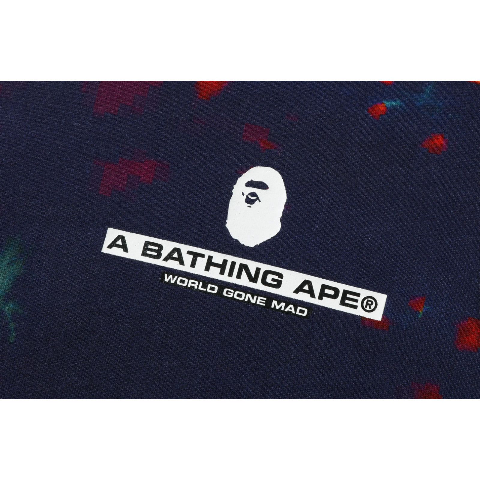 Bape Bape Navy & Orange Tie-Dye Pullover Hoodie Size Large Size US L / EU 52-54 / 3 - 3 Thumbnail