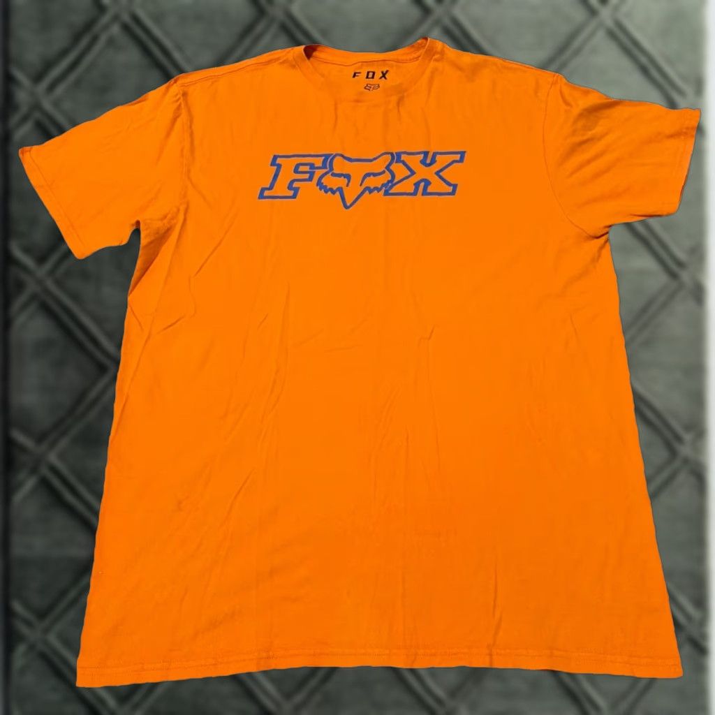Fox Racing Fox Racing Motors Orange Cyber Y2K T-Shirt L Mens Orange Casual Size US L / EU 52-54 / 3 - 1 Thumbnail