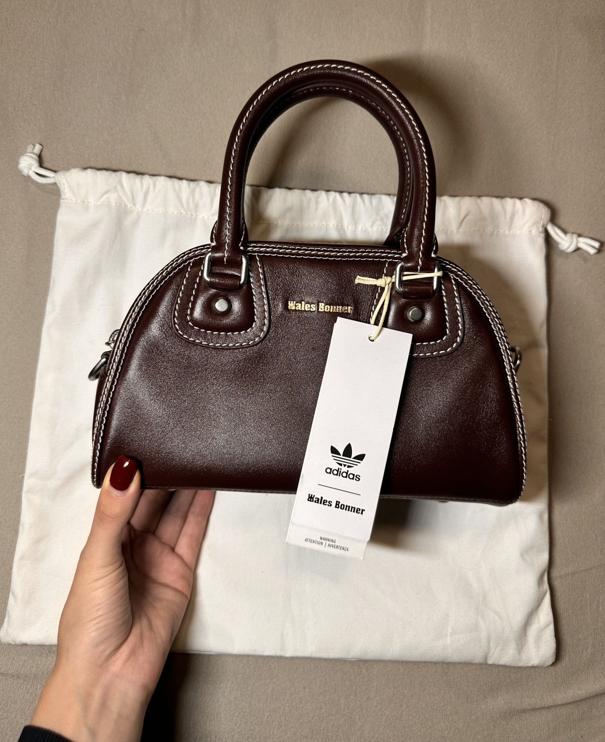 Adidas × Wales Bonner Rare ADIDAS X WALES BONNER small bowling bag (brand new) Size ONE SIZE - 2 Thumbnail