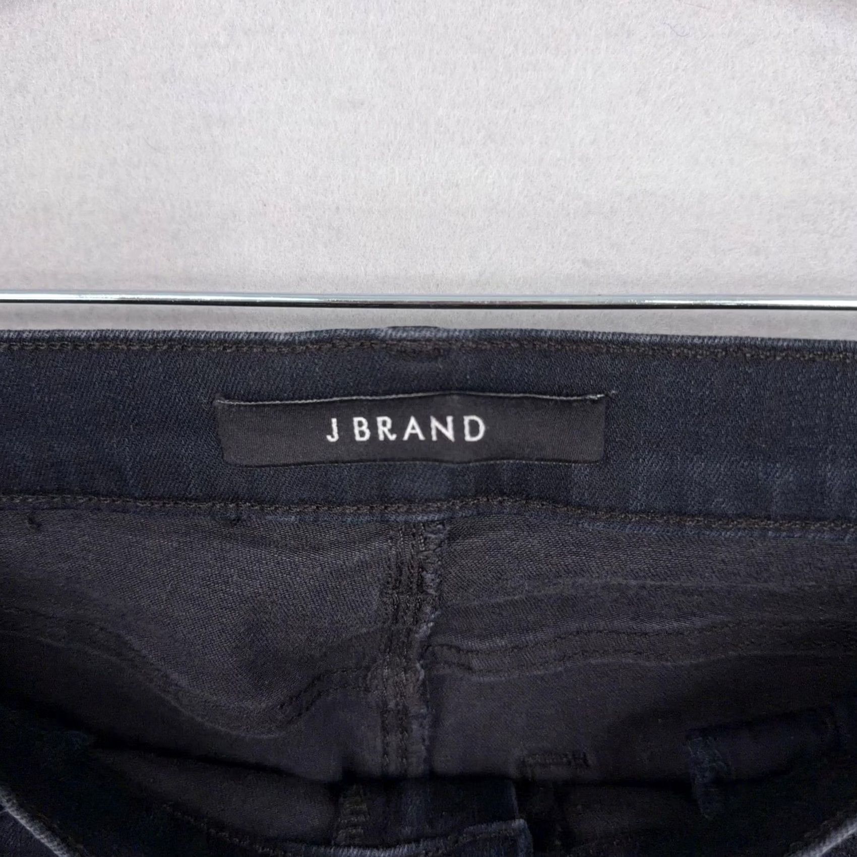 J Brand J Brand Jeans Womens 27 Blue Mercy Mid Rise Cropped Distressed Raw Hem Skinny Size 27" / US 4 / IT 40 - 4 Thumbnail