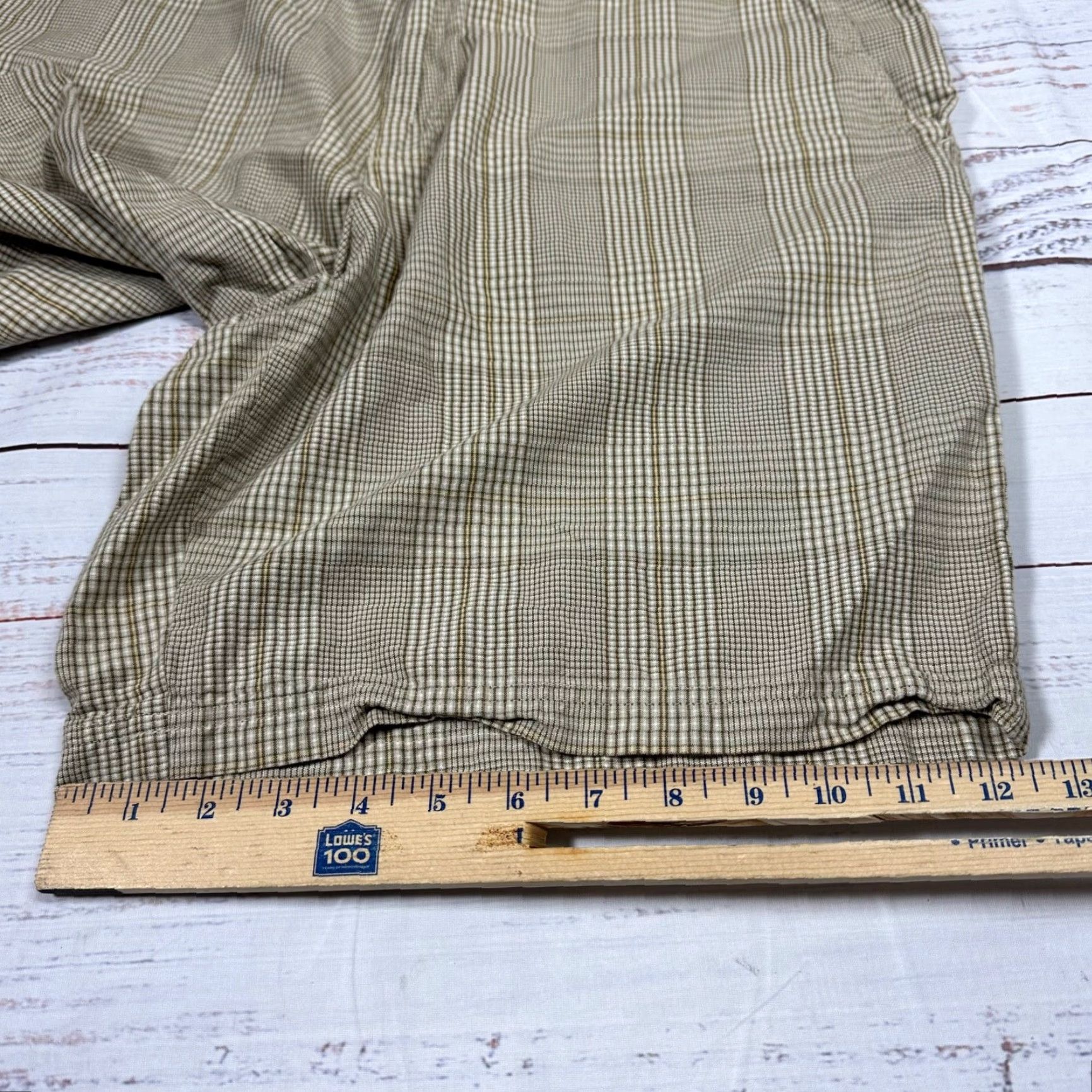 Vintage Columbia Mens Chino Shorts 38 Beige 100% Cotton Flat Front Regular Size XS/Adult 38 Beige Chino Size US 38 / EU 54 - 4 Thumbnail