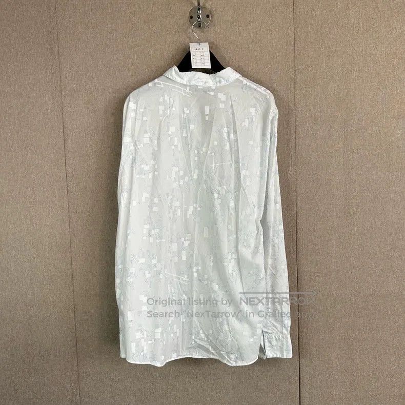 Hermes Hermes size 41 White printed shirt, 100% pure cotton, light Size US XS / EU 42 / 0 - 2 Thumbnail