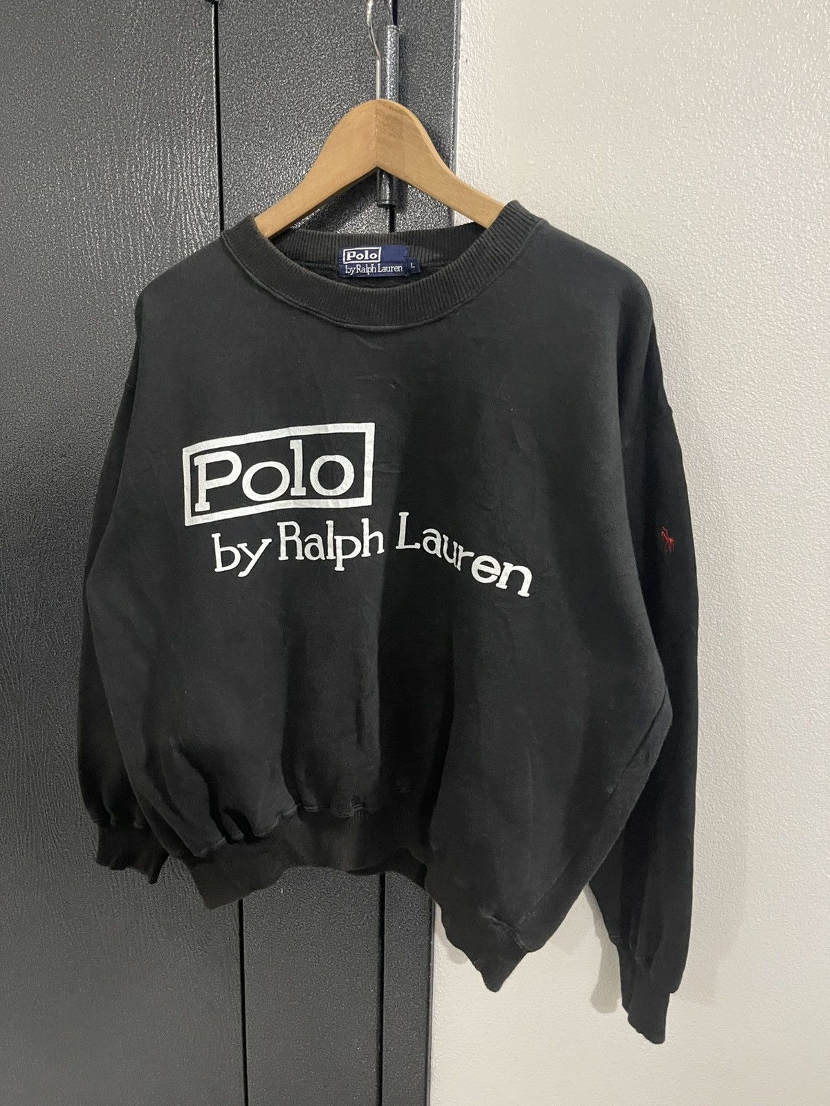Polo Ralph Lauren Vintage Polo Ralph Lauren Big Logo Sweatshirt Size US L / EU 52-54 / 3 - 2 Thumbnail