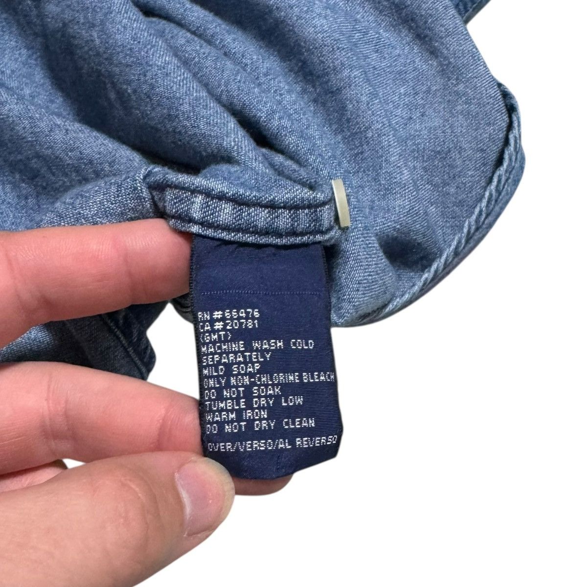 Tommy Jeans Vintage Tommy Jeans Denim Casual Oversized Button Up Shirt L Size US L / EU 52-54 / 3 - 7 Thumbnail