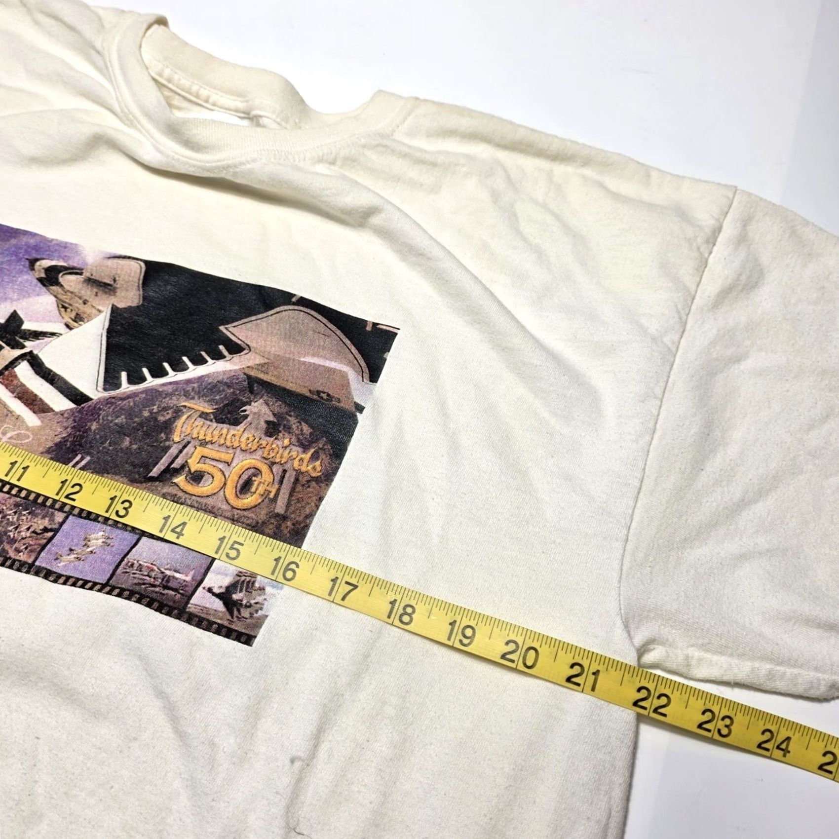 Gildan VINTAGE Thunderbirds Military Planes 50th Anniversary T-Shirt Men’s Size XL Size US XL / EU 56 / 4 - 5 Thumbnail