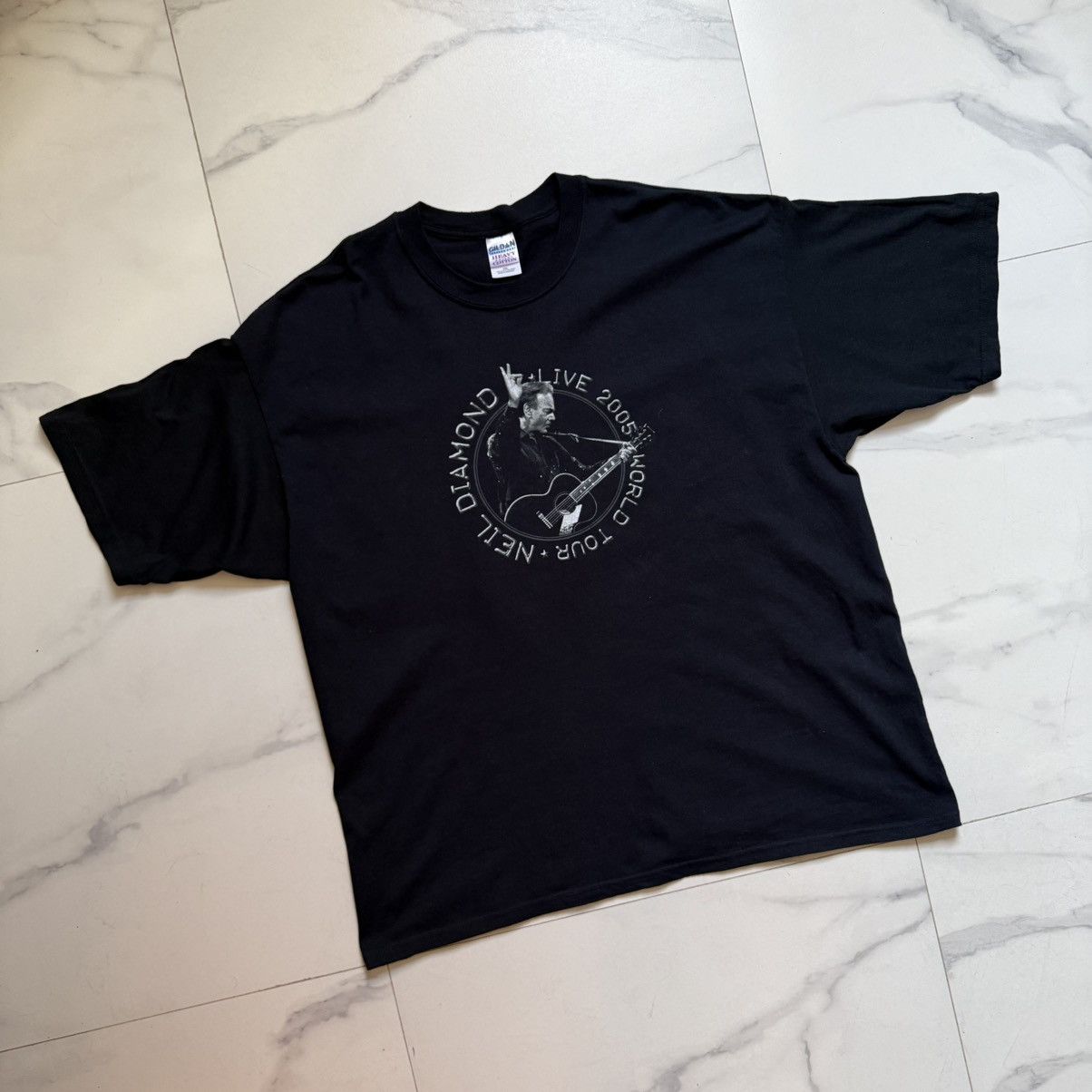 Band Tees Vintage Y2K Neil Diamond ‘05 Live World Tour Tee Size US XXL / EU 58 / 5 - 4 Thumbnail