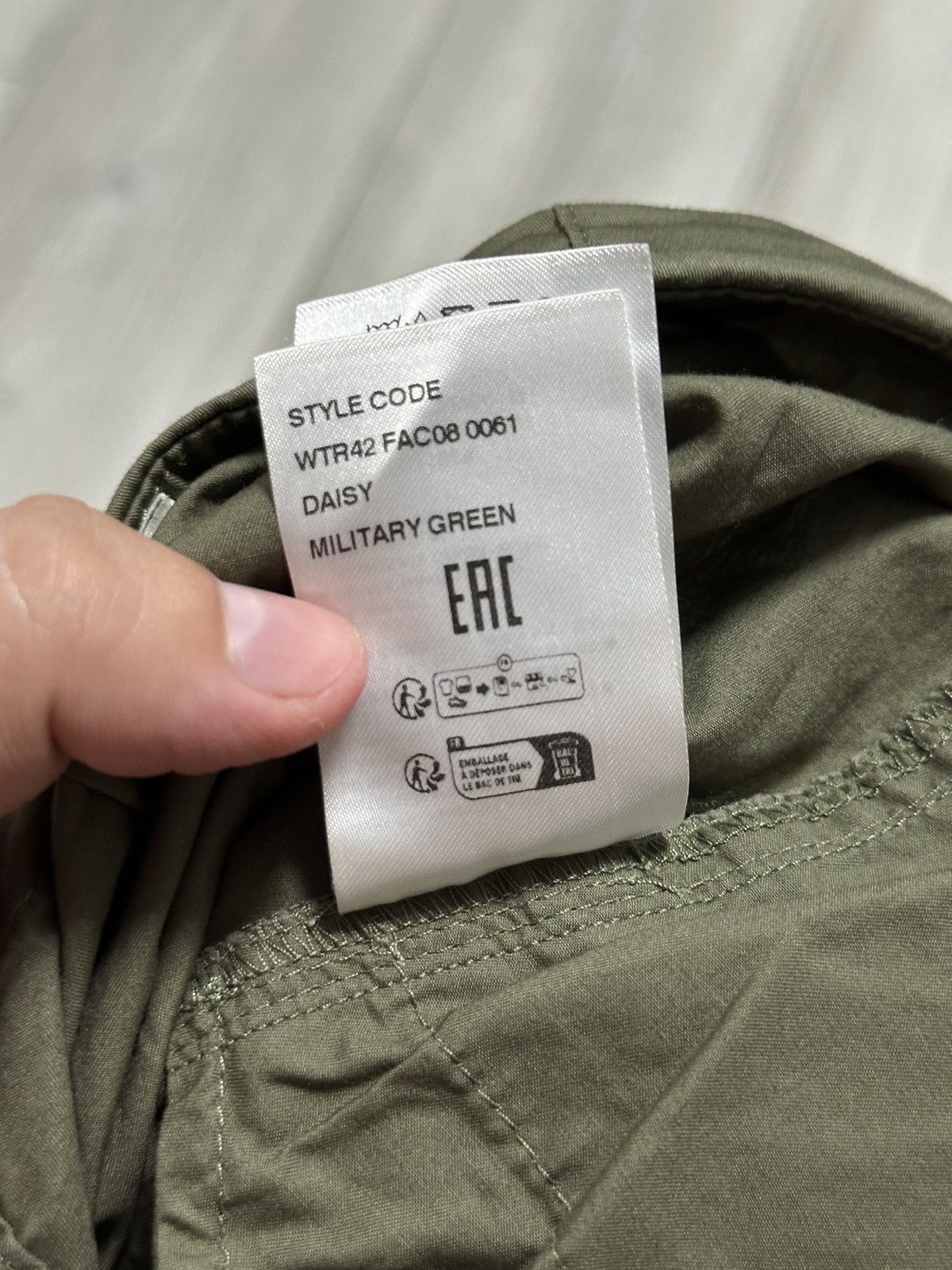 Designer DARKPARK Green Woman Baggy Pants Size 27" / US 4 / IT 40 - 10 Thumbnail