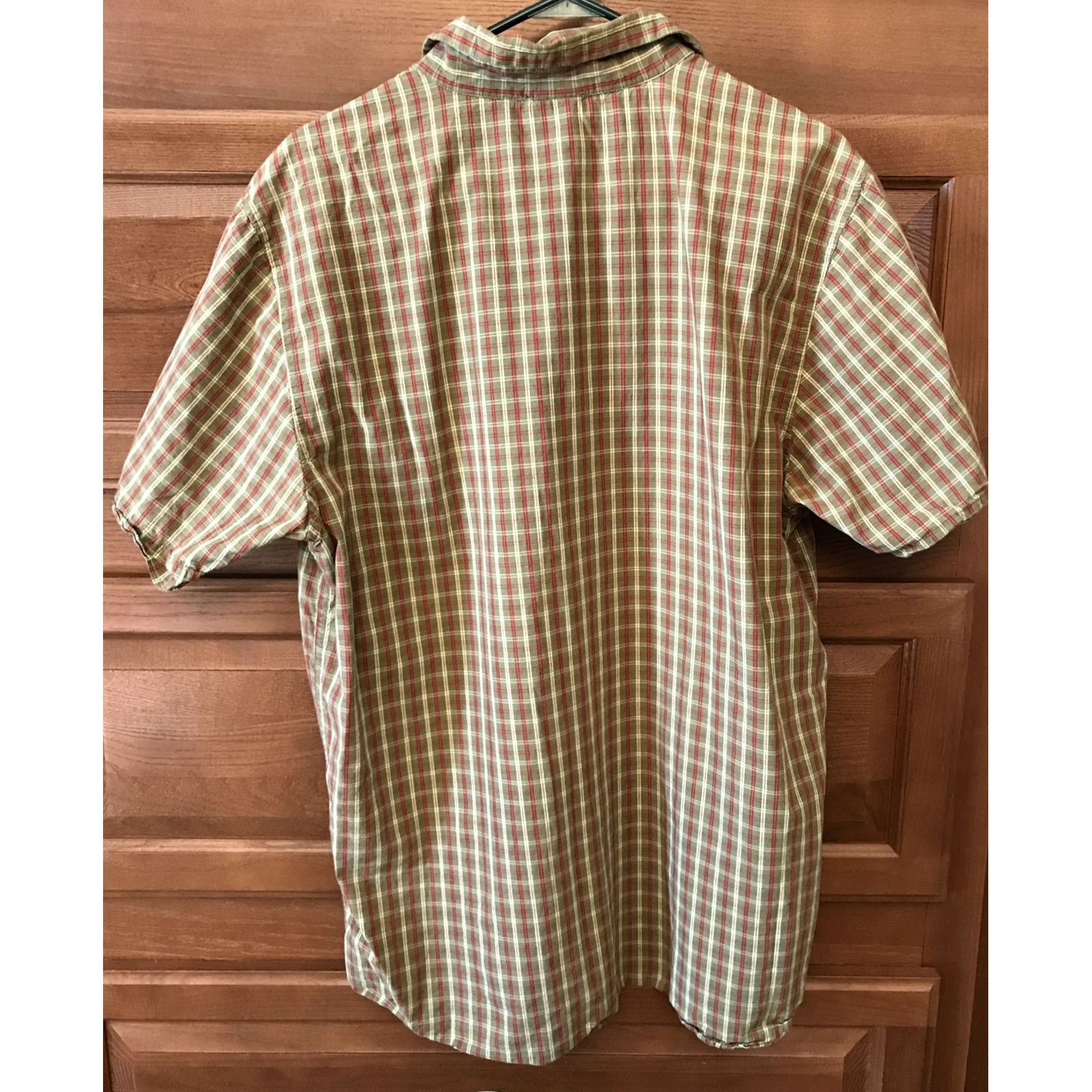 The North Face The North Face Shirt Mens Button-Up Short Sleeve Plaid Green Red L Size US L / EU 52-54 / 3 - 4 Thumbnail