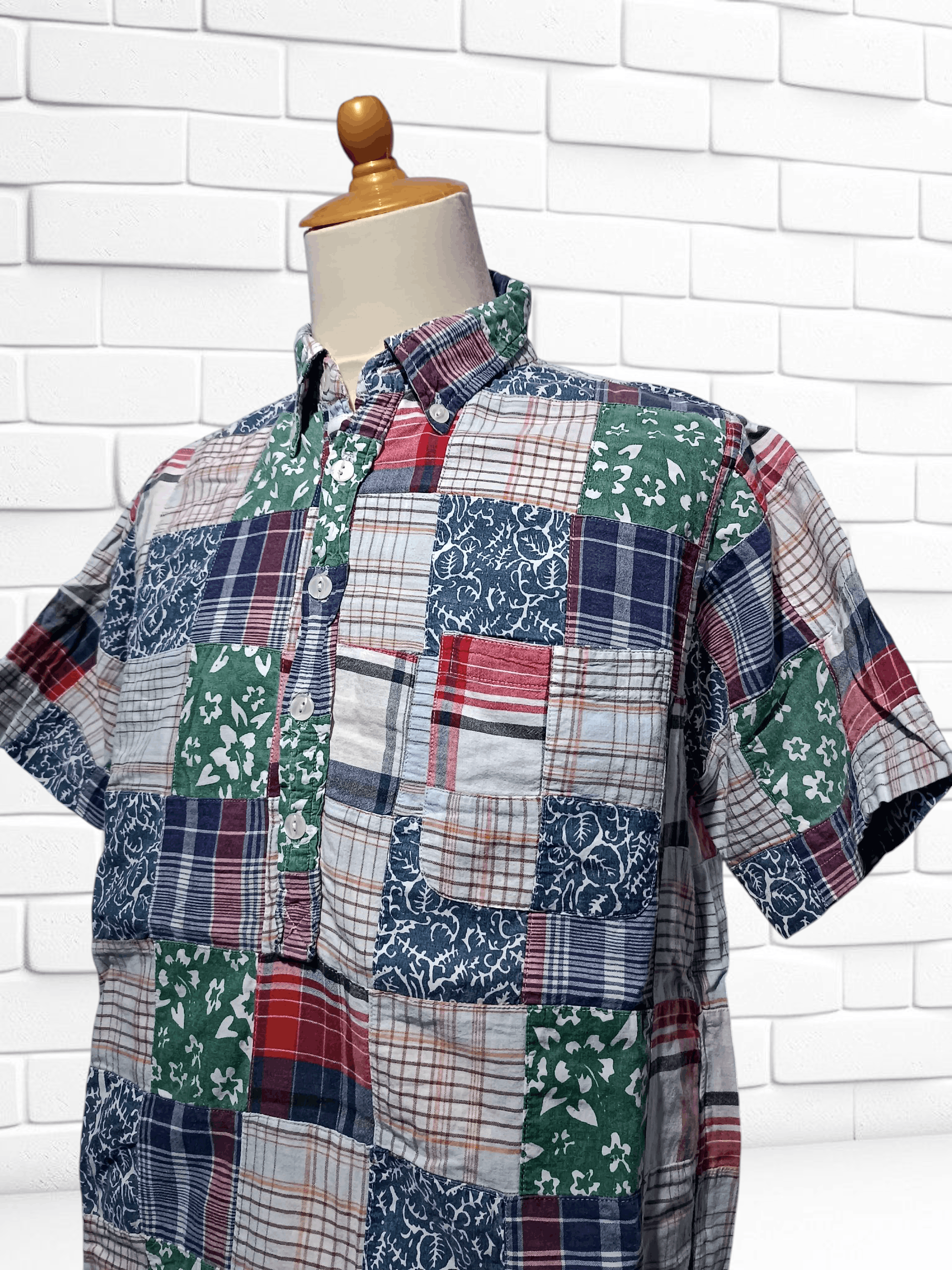 BARNS OUTFITTERS Barns Outfitters Patchwork Shirt Size US M / EU 48-50 / 2 - 3 Thumbnail