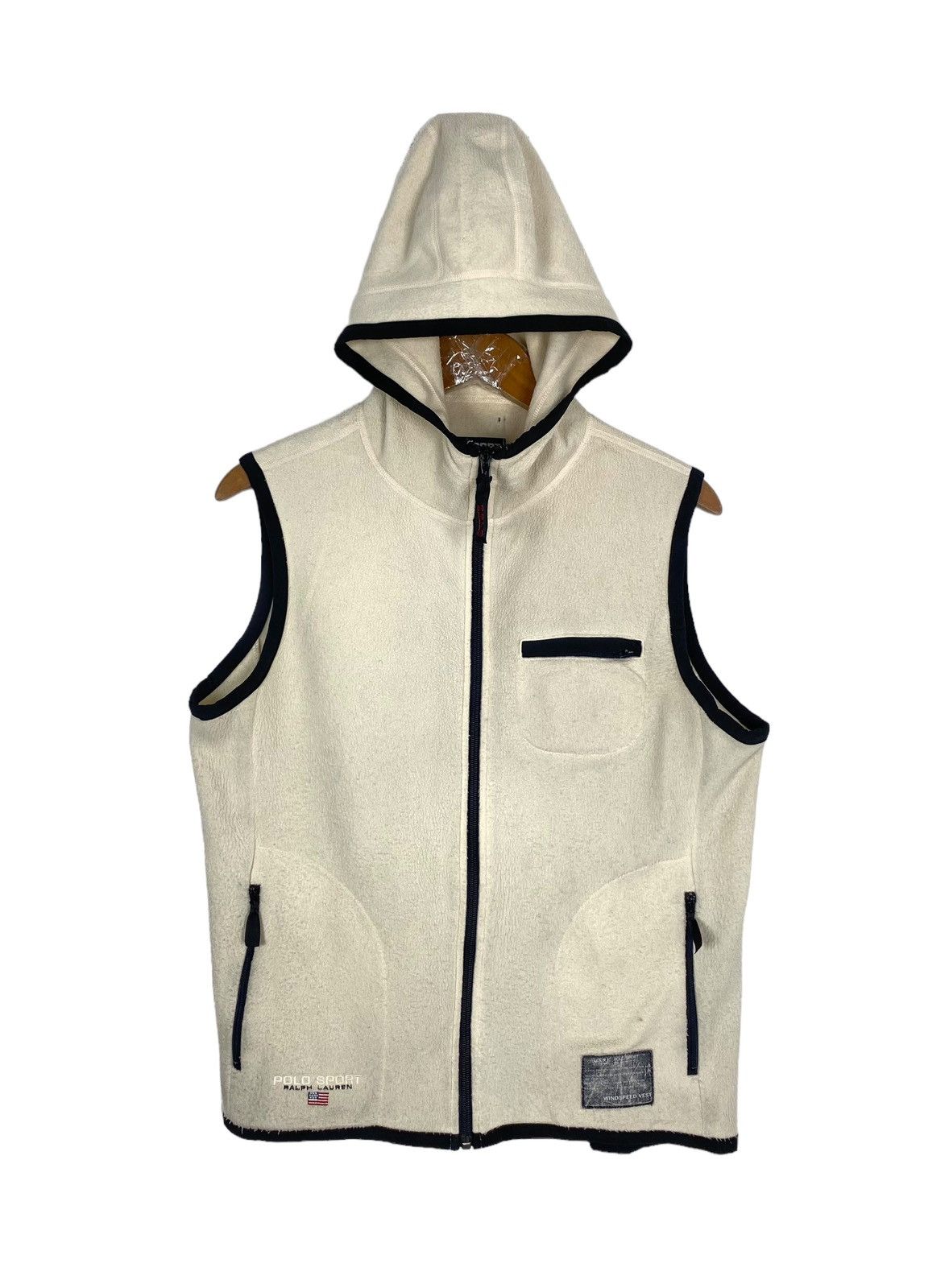 Polo Ralph Lauren Rare‼️ Polo Sport Ralph Lauren Hoodie Fleece Windspeed Vest Size US S / EU 44-46 / 1 - 1 Thumbnail