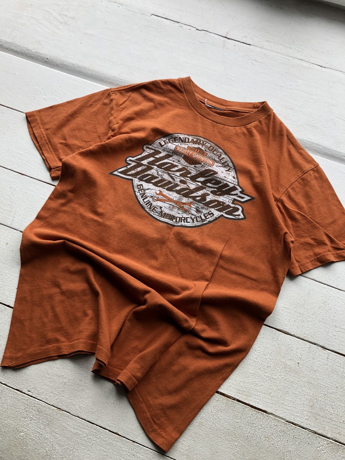 Band Tees × Harley Davidson × Vintage Harley Davidson Legendary Quality Arizona Scottsdale Size US M / EU 48-50 / 2 - 2 Thumbnail