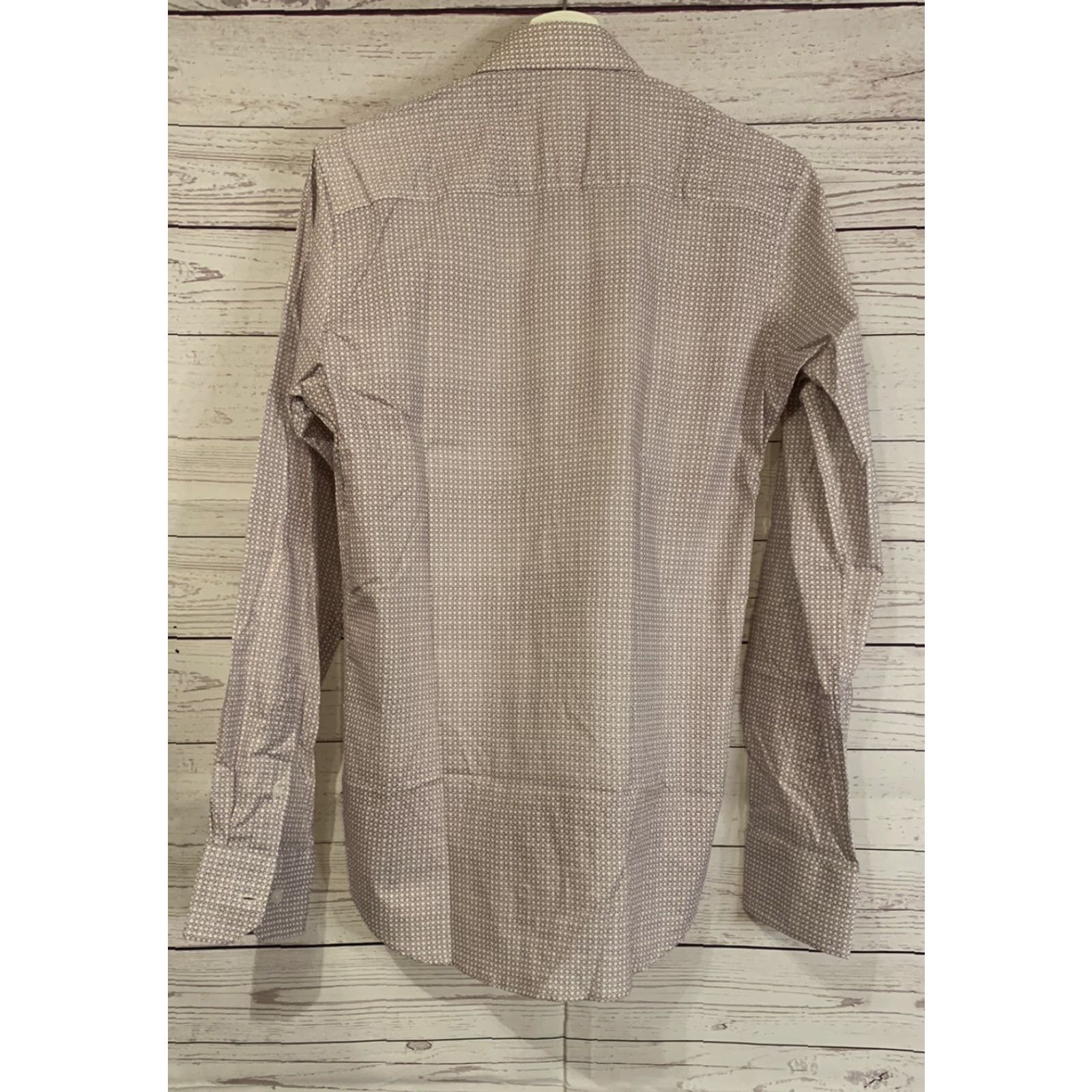 Tallia Tallia Sport Dress Shirt Mens 15 Pink Orange Long Sleeve Button-Down Collar 34/35 Regular Cuff Size 40R - 2 Thumbnail