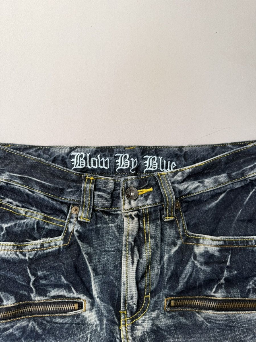 Japanese Brand Blow by Blue lace up flare jeans Size US 30 / EU 46 - 3 Thumbnail