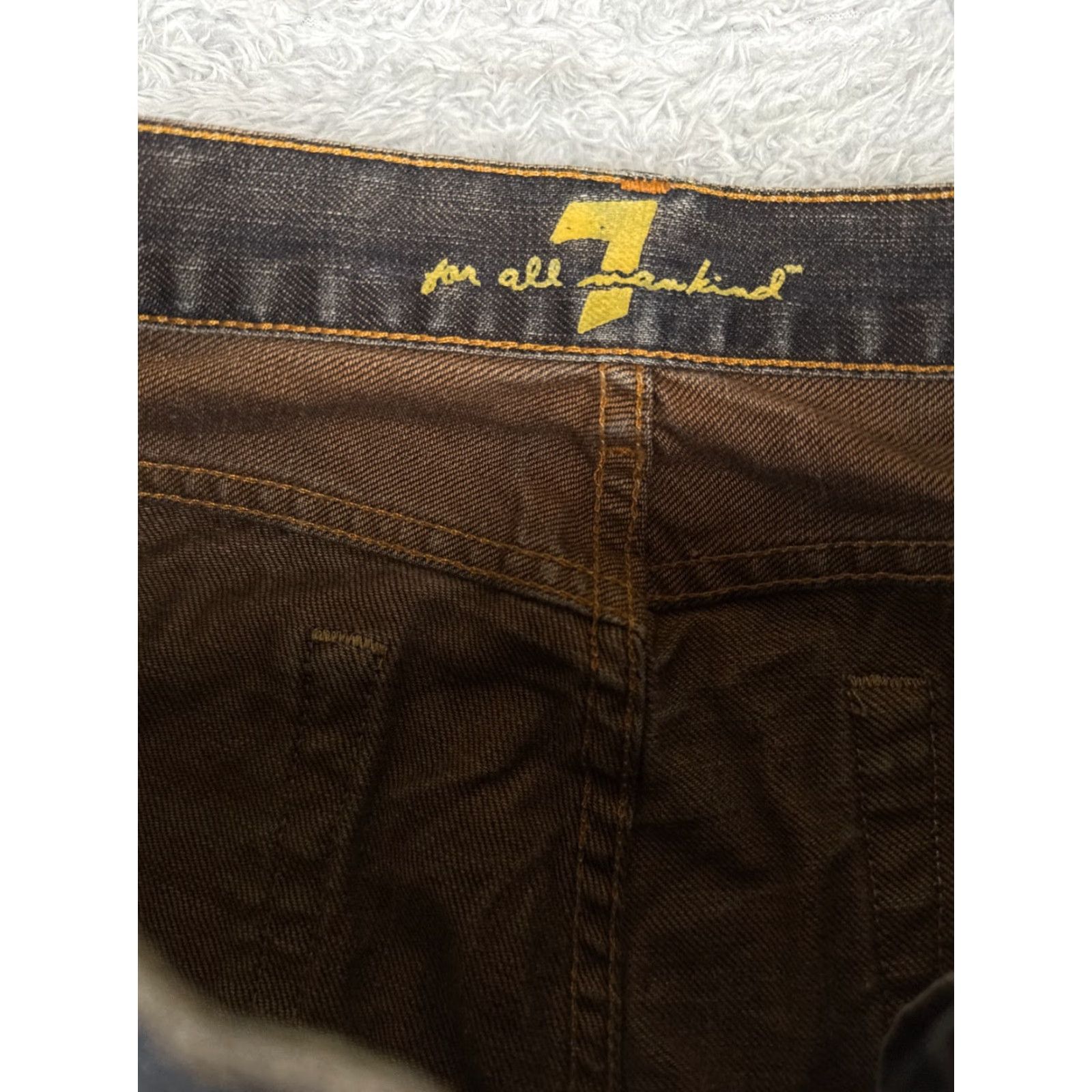 7 For All Mankind 7 For All Mankind Jeans Womens Bootcut Jeans Blue Denim 28x30 28 Waist 30 Inseam Medium Wash Regular Rise 8.5-10.5 In Stretch Comfort 5-Pocket Design Size 28" / US 6 / IT 42 - 6 Thumbnail