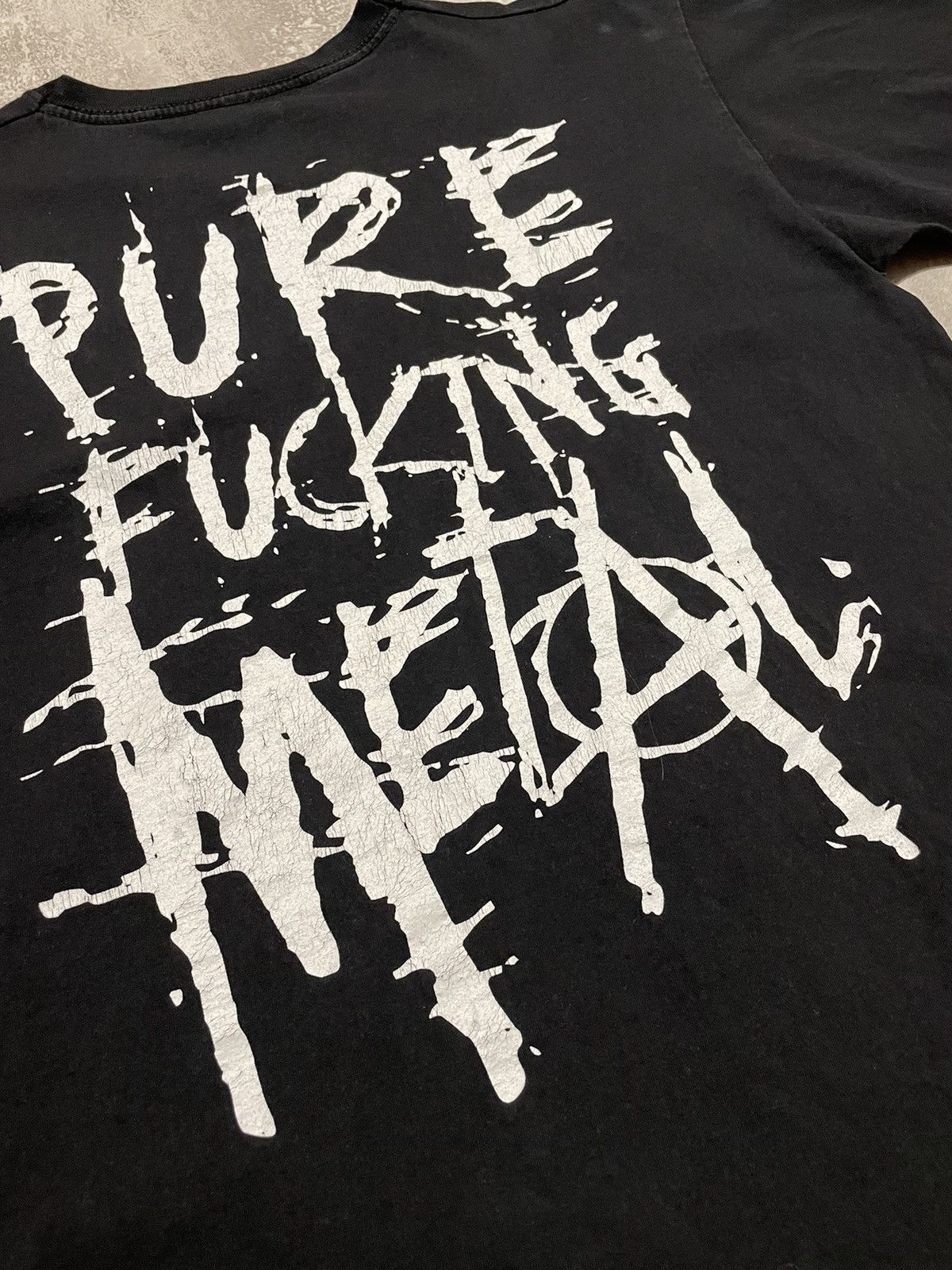 Band Tees × Vintage Vintage Arch Enemy Pure Fucking Metal T-Shirt Size US L / EU 52-54 / 3 - 10 Thumbnail