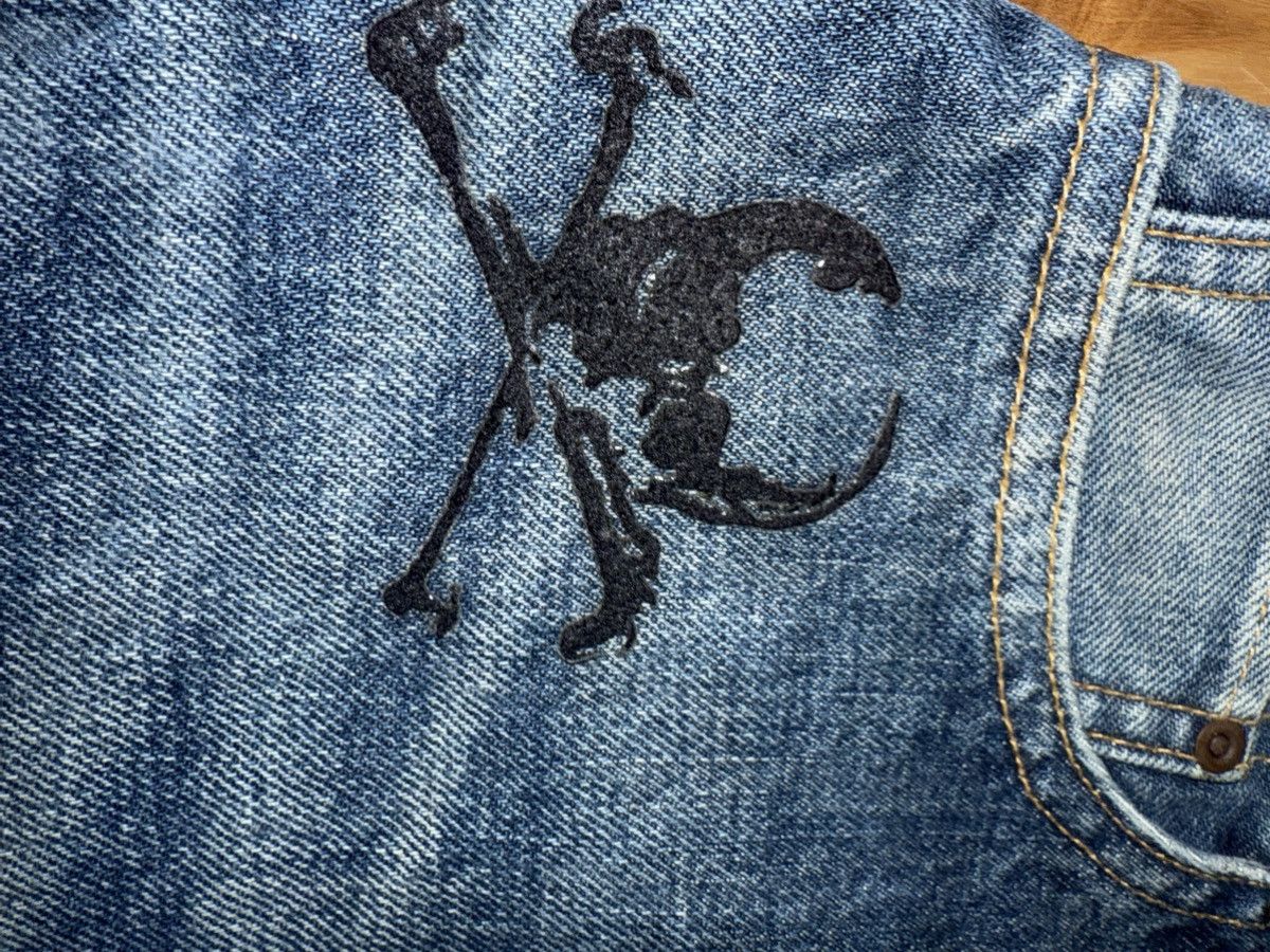 Undercover AW05 Arts&Crafts Skull Denim Size US 30 / EU 46 - 6 Thumbnail