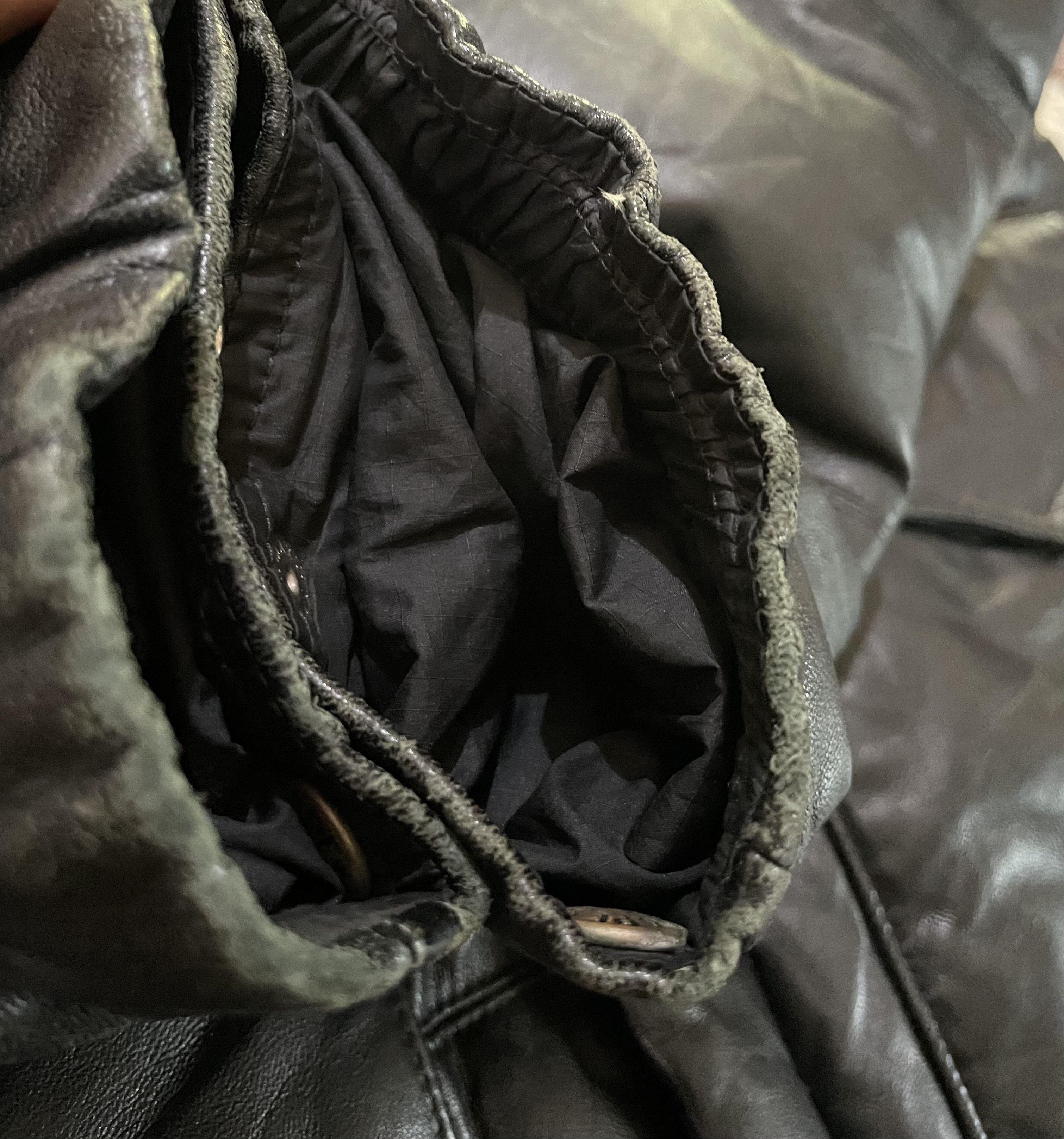 Bape 00’s Vintage Bape Sheepskin Leather Puffer Down Jacket Size US M / EU 48-50 / 2 - 18 Thumbnail