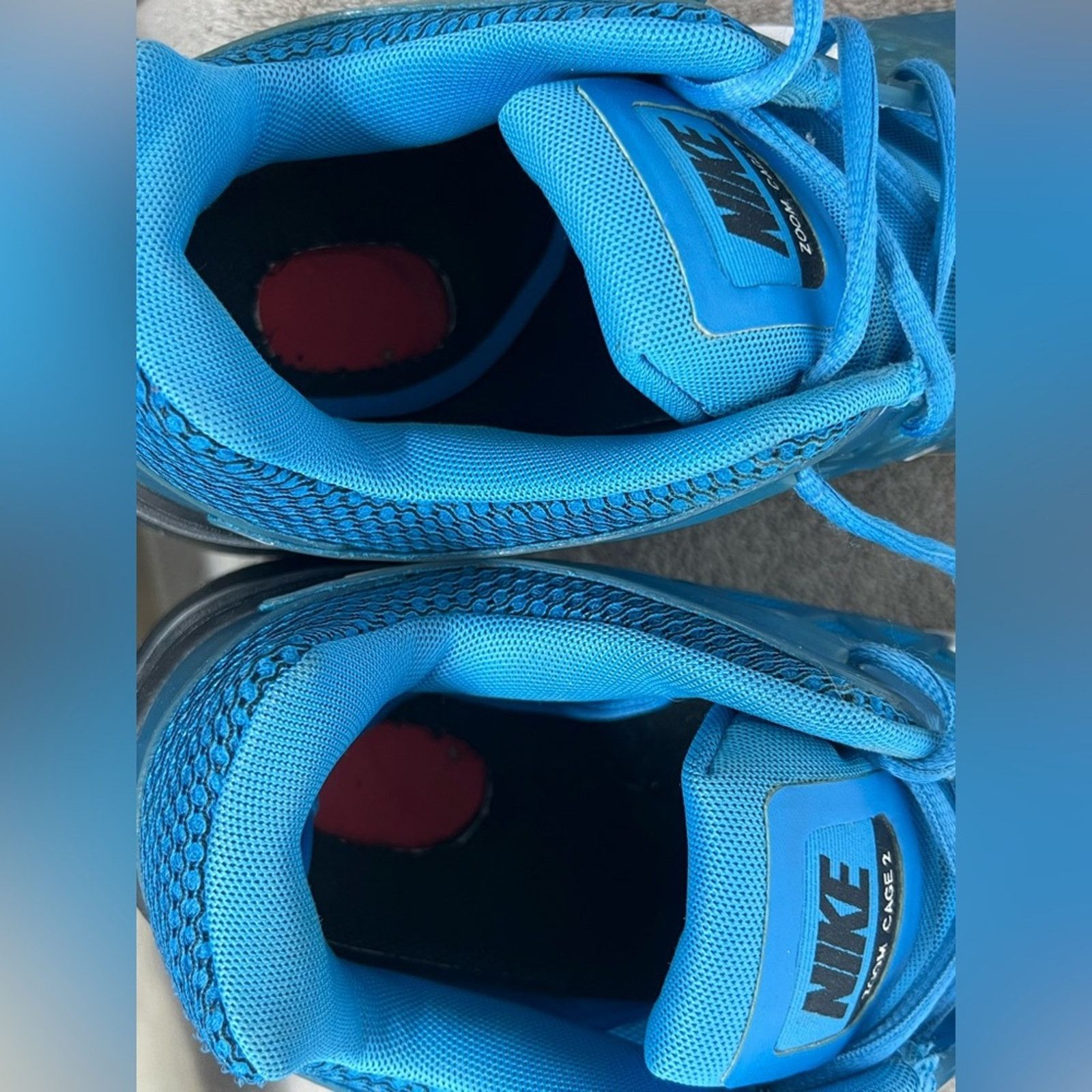 Nike Rare Nike Court Zoom Vapor Cage 2 Blue Tennis Shoes HC Mens Size US 13 / EU 46 - 10 Thumbnail