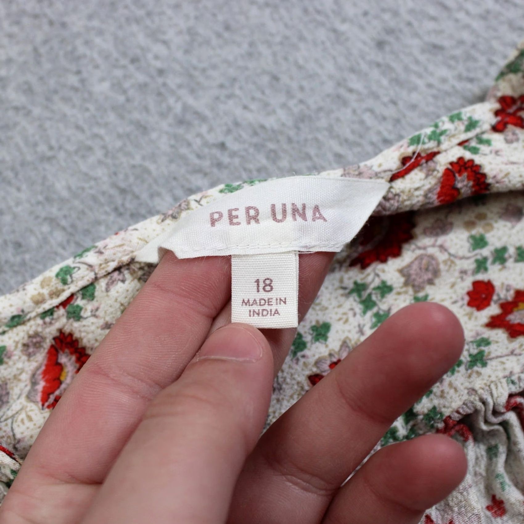 Vintage Per Una Shirt Women 18 White Floral Crochet Boho Tunic V Neck Peasant Blouse Size XXL / US 16-18 / IT 52-54 - 3 Thumbnail