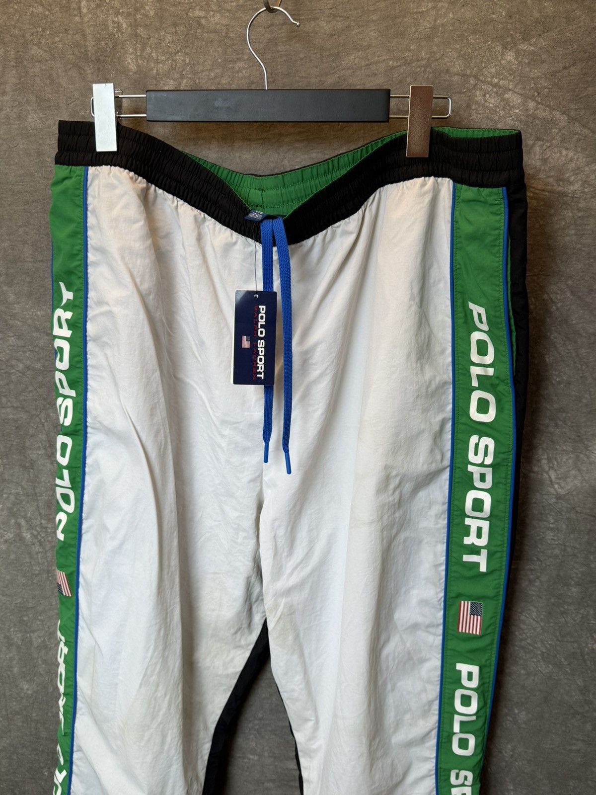 Polo Ralph Lauren × Vintage Vintage Polo Sport track nylon pants y2k style Size US 38 / EU 54 - 3 Thumbnail
