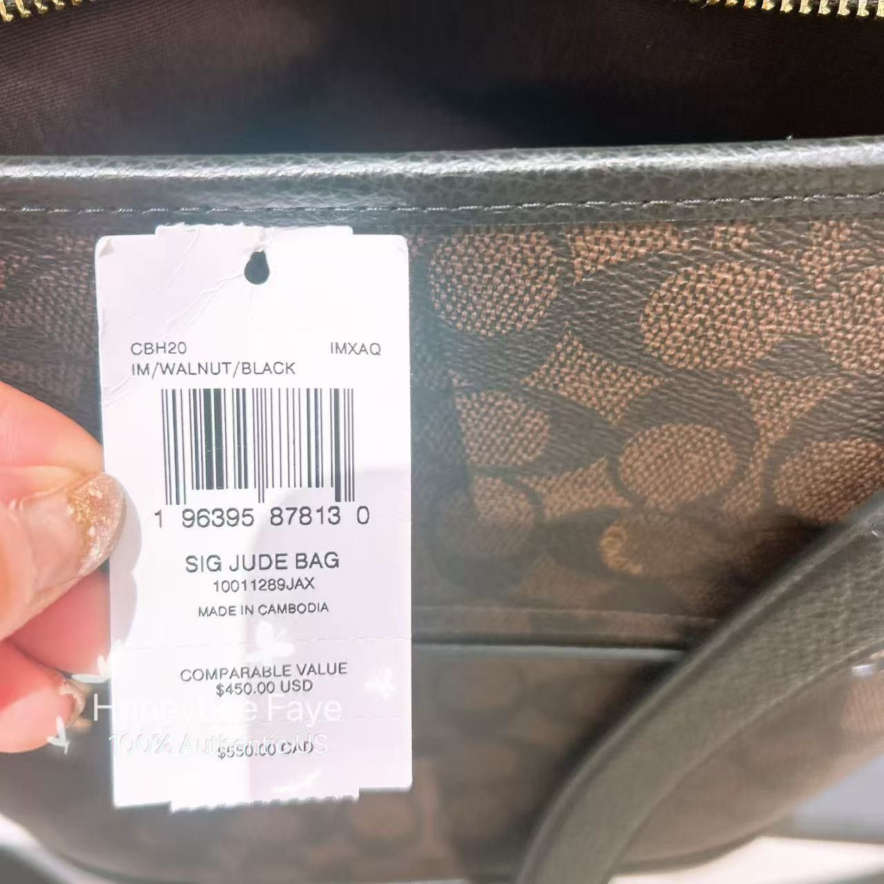 Coach Jude Duffle Bag In Signature Canvas CBH20 Size ONE SIZE - 5 Thumbnail