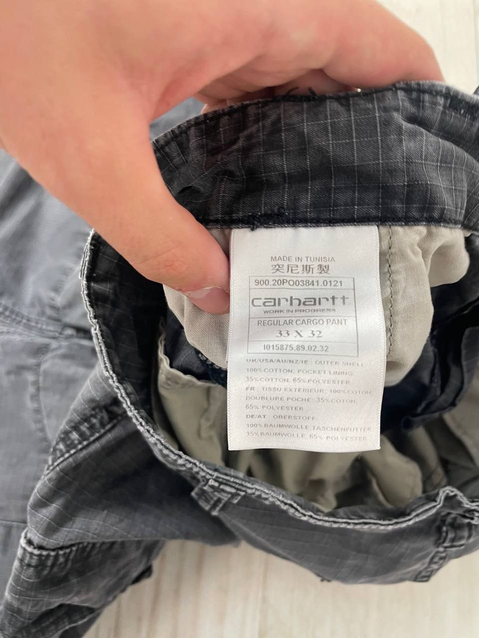 Carhartt Vintage Carhartt Wip Cargo Pants Work Distrissed Faded Size US 33 - 6 Thumbnail