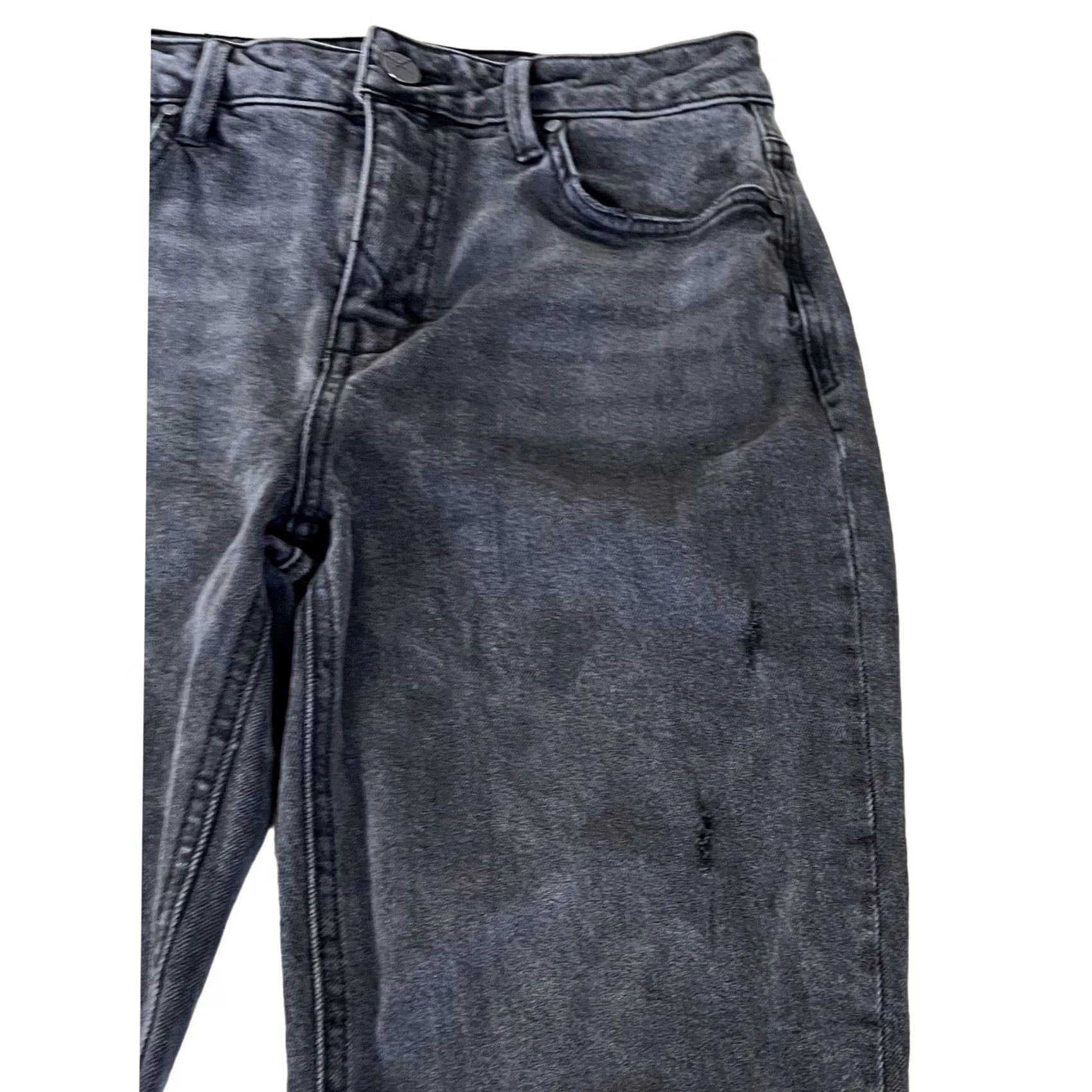 Vintage VINTAGE Unpublished Jeans Women 28 Distressed Straight Black Gray Washed/Faded Size 28" / US 6 / IT 42 - 3 Thumbnail