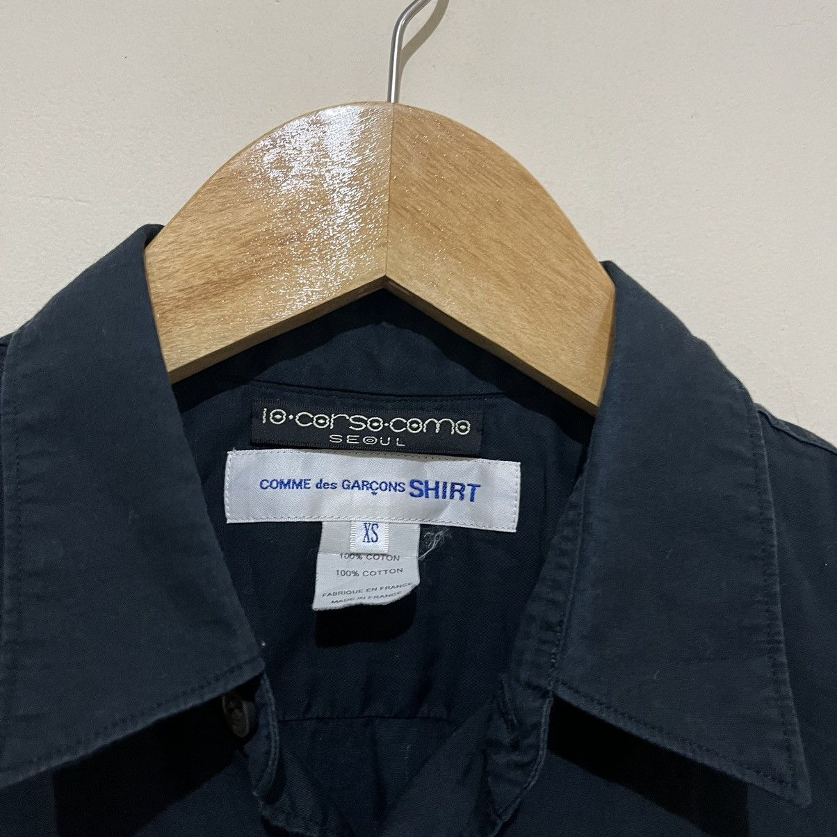 10 Corso Como × Comme des Garcons Comme des garcons X 10 Corso Como black shirts Size XS / US 0-2 / IT 36-38 - 3 Thumbnail