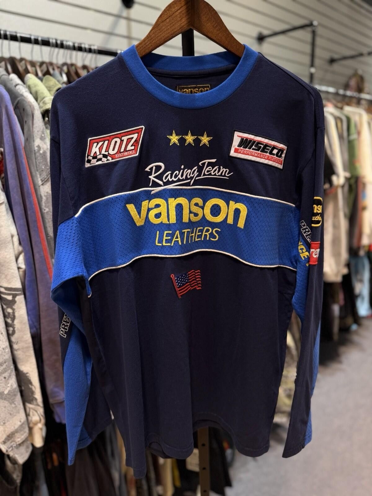 Supreme Supreme Vanson Leathers L/S Top Longsleeve Jersey Large Size US L / EU 52-54 / 3 - 8 Thumbnail