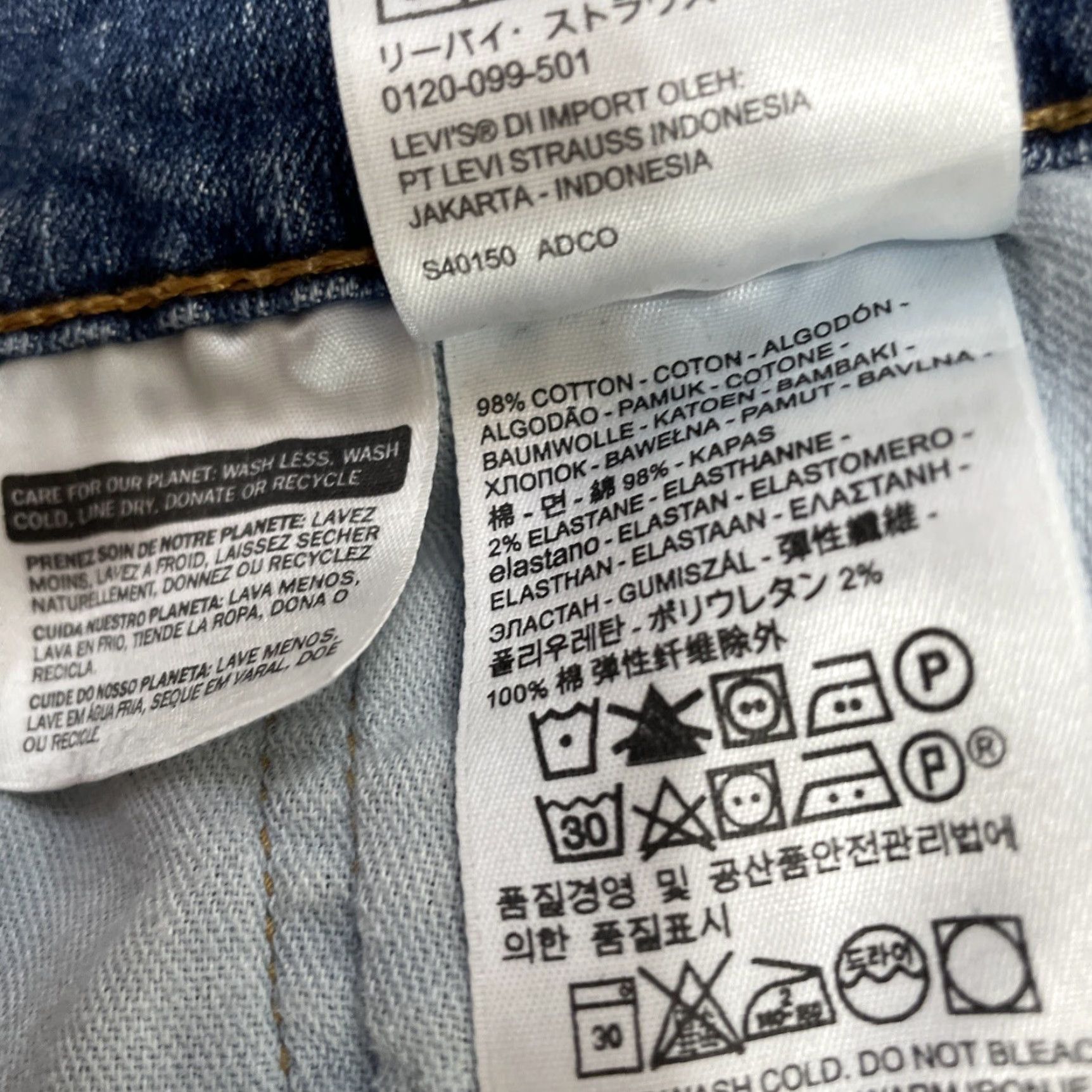 Levi's VINTAGE Levi's 505 Jeans Mens 32x30 Classic Straight Jeans Blue Denim 5-Pocket Mens Size US 36 / EU 52 - 7 Thumbnail