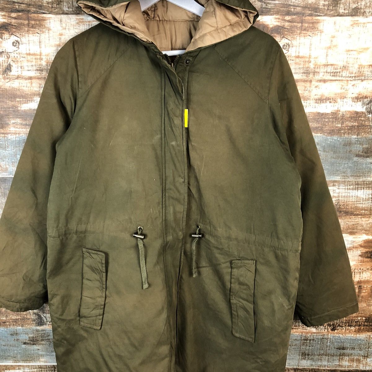 Japanese Brand × Vintage Les Hwages Green faded Parkas Hoodie #A1616 Size US L / EU 52-54 / 3 - 5 Thumbnail