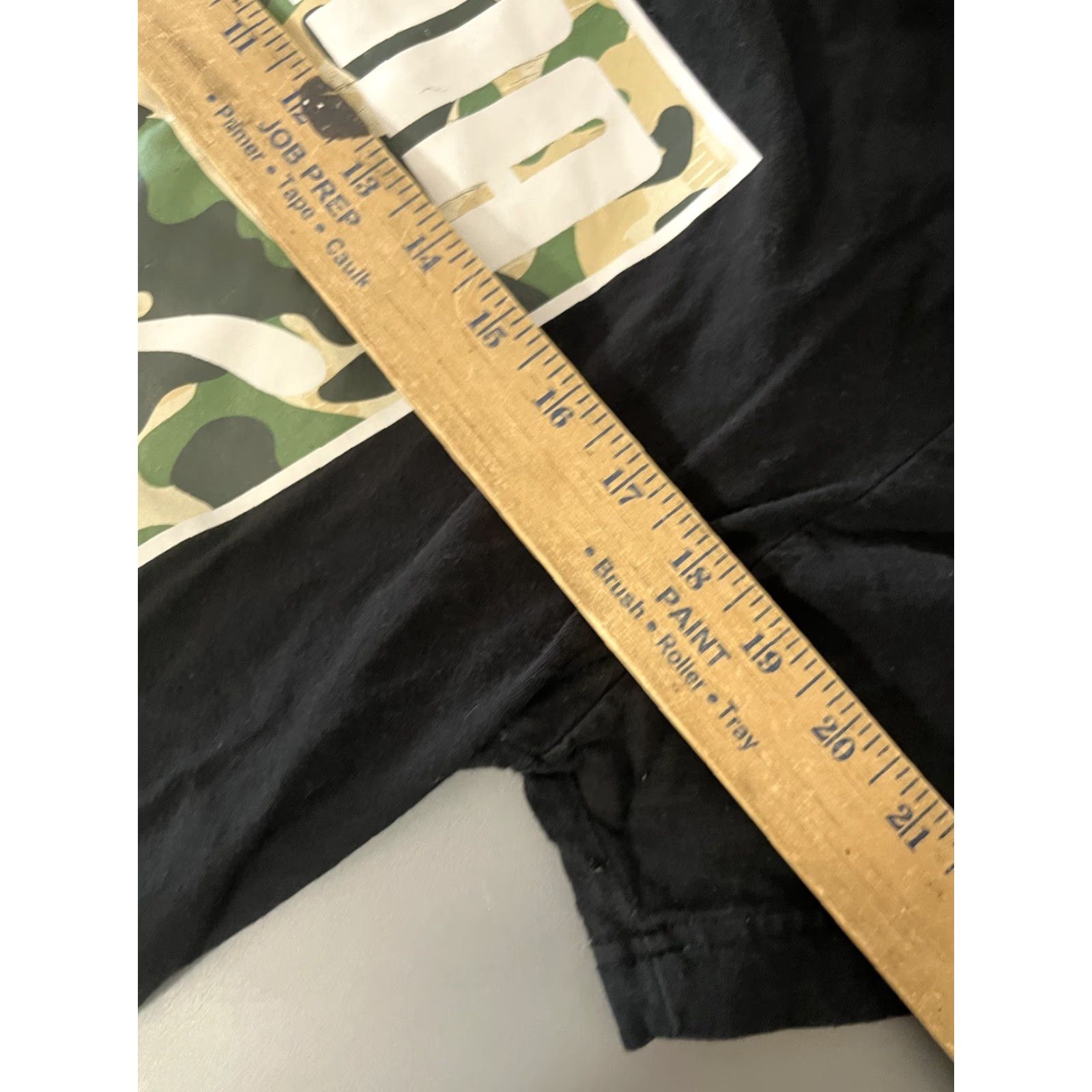 Puma PUMA Shirt Mens Large Black One Shot Camo 100% Cotton Casual Crew Neck Mens Large Black Camouflage Logo Tee Size US L / EU 52-54 / 3 - 5 Thumbnail