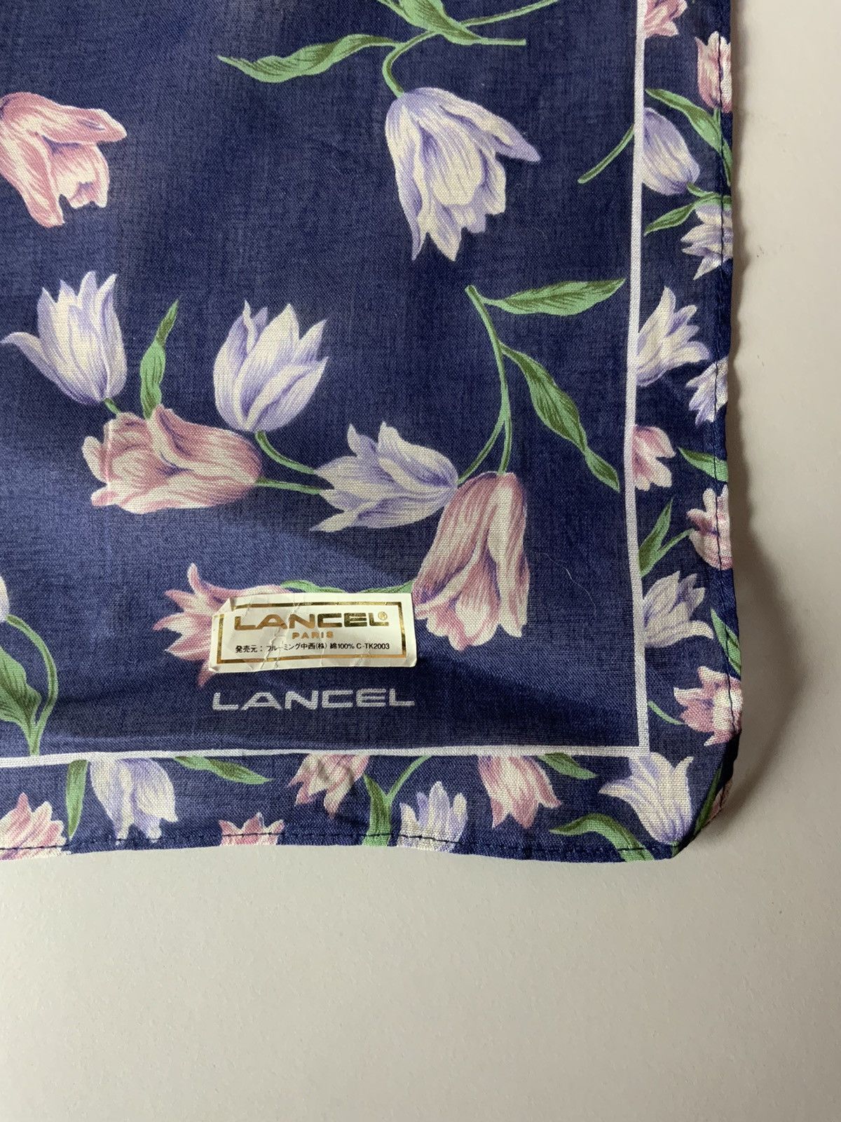 Lancel Lancel Flower Art Handkerchief Size ONE SIZE - 9 Thumbnail