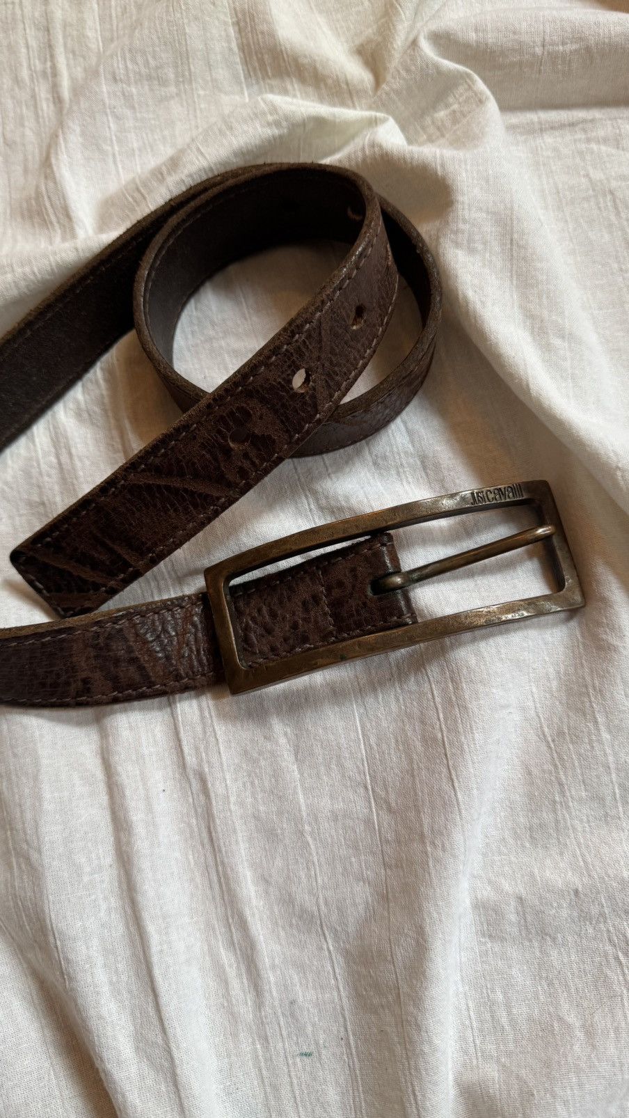 Just Cavalli Vintage Just Cavalli Leather Belt Size ONE SIZE - 2 Thumbnail
