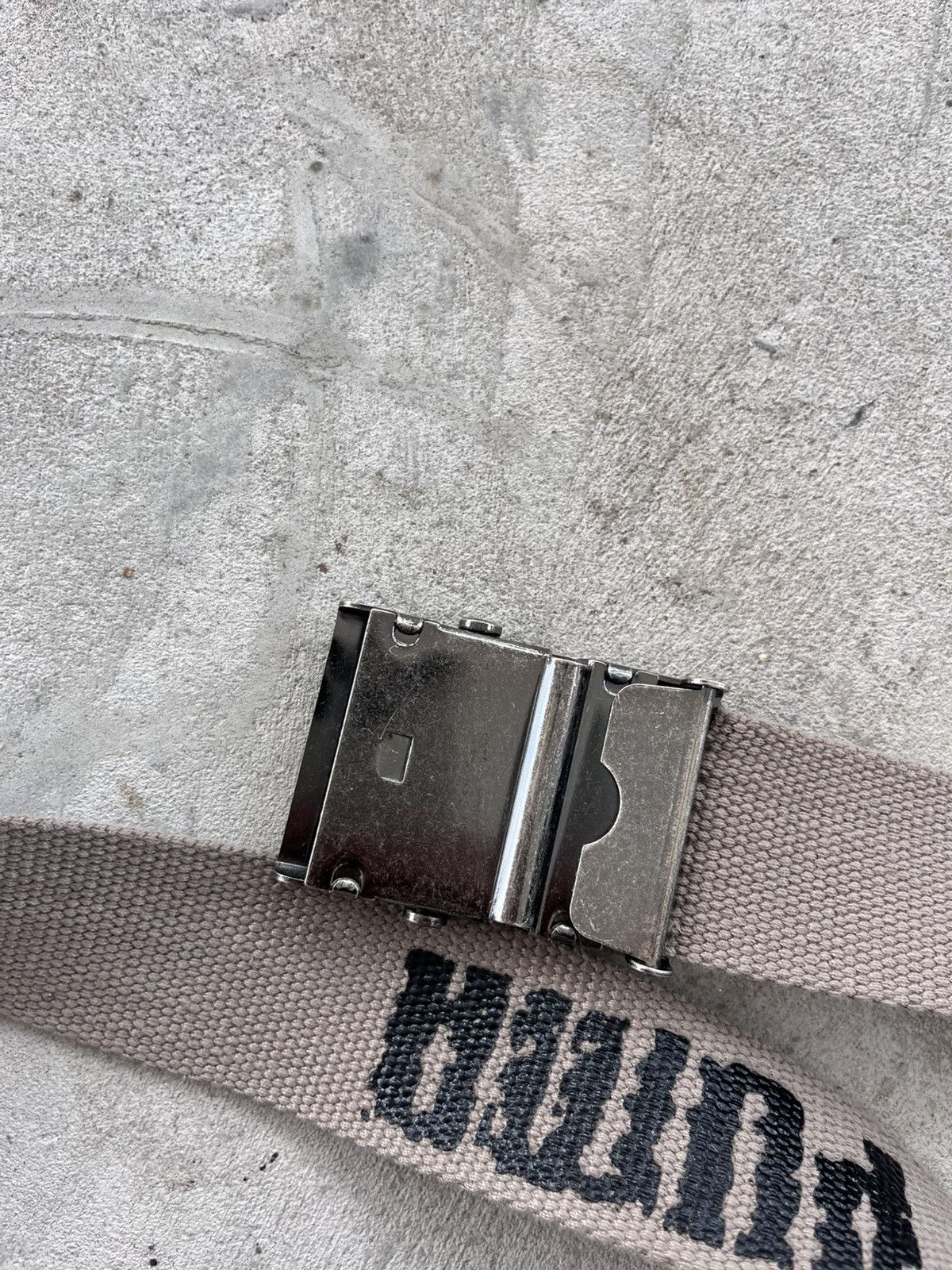 Puma × Vintage Vintage Puma Belt Monogram Logo Grey Y2K rare Evisu style Size ONE SIZE - 6 Thumbnail