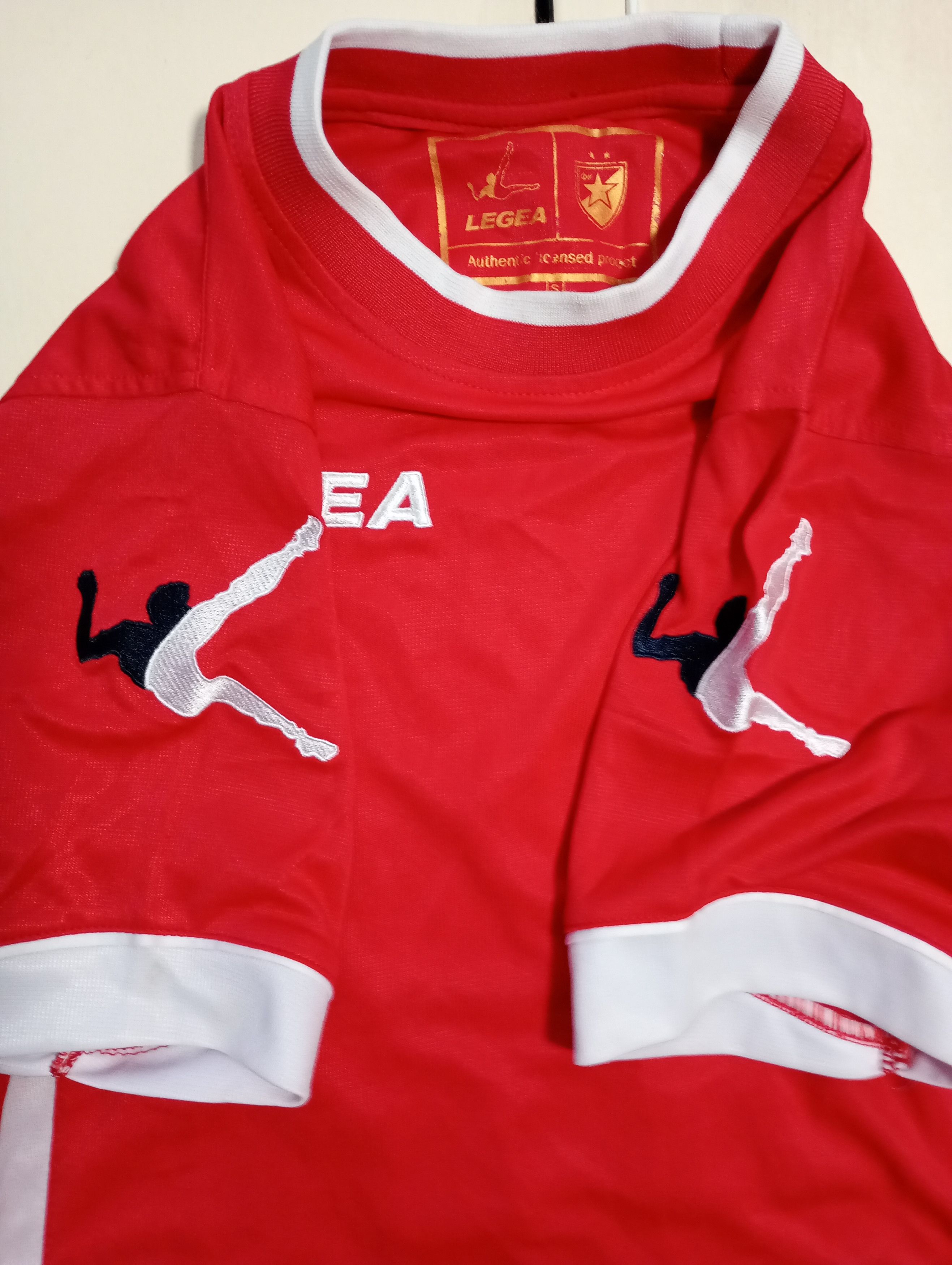 Vintage Red Star Belgrade Crvena Zvezda Legea Training Jersey Size US S / EU 44-46 / 1 - 10 Thumbnail