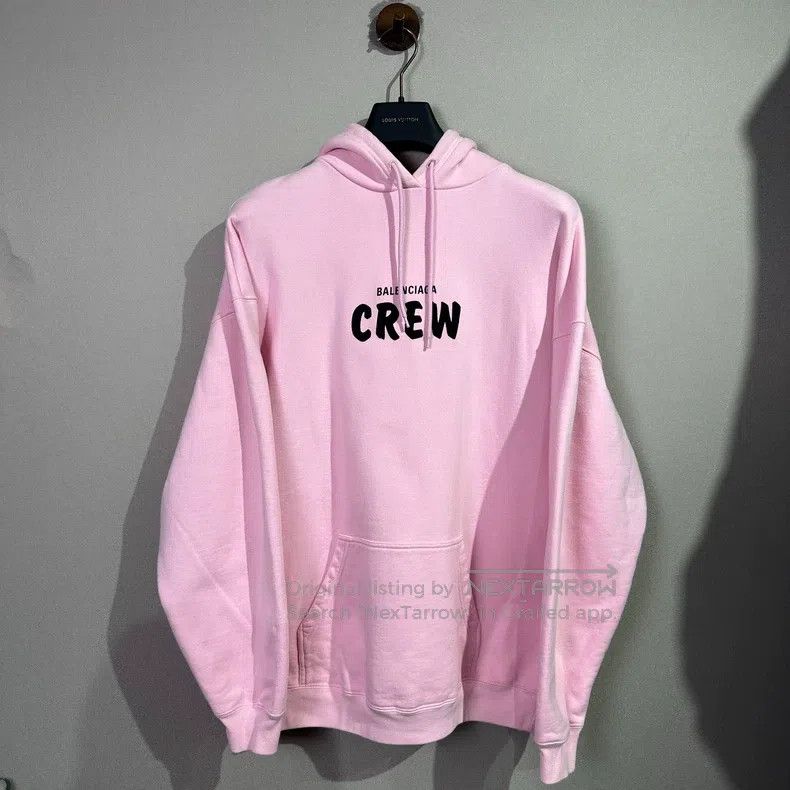 Balenciaga Balenciaga Pink Crew Hoodie Size US XS / EU 42 / 0 - 1 Thumbnail