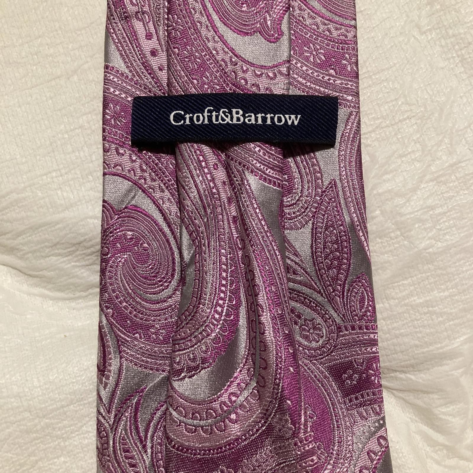 Croft & Barrow NWOT Croft & Barrow Pink Tie Size ONE SIZE - 3 Thumbnail