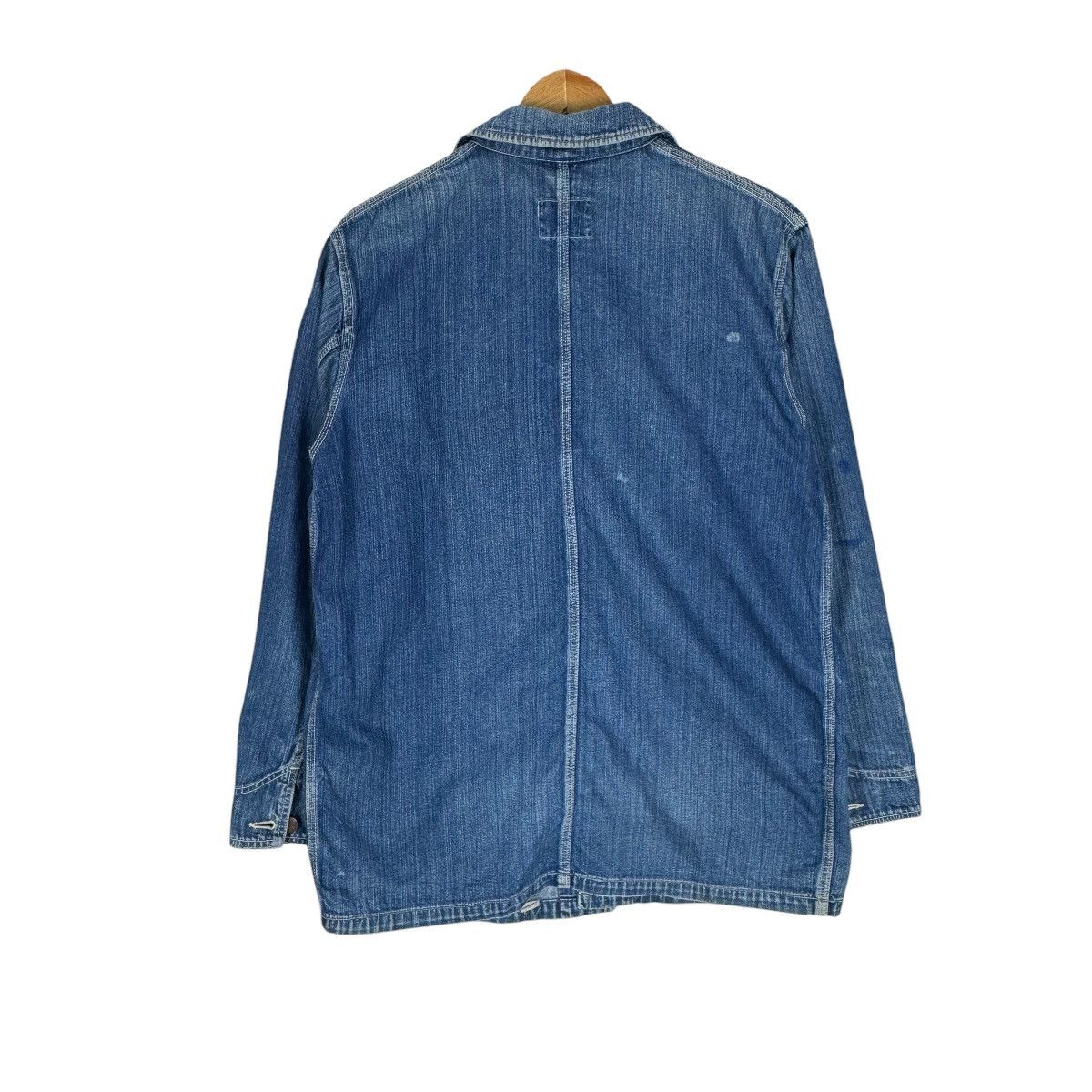 Big John ☀️BIG JOHN WORLD WORKERS INDIGO DENIM COVERALL JACKET Size US M / EU 48-50 / 2 - 11 Thumbnail