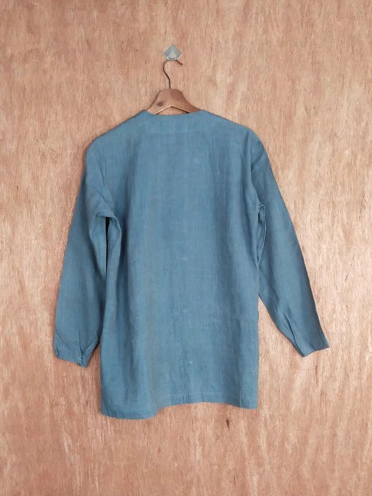 Issey Miyake DL Plantation issey miyake Blue Cardigan #S234 Size M / US 6-8 / IT 42-44 - 9 Thumbnail