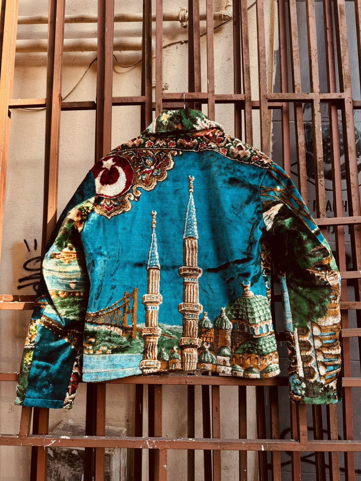 DOM’NIQUE “Bosporous Bloom” Turkish Textile Work Jacket: