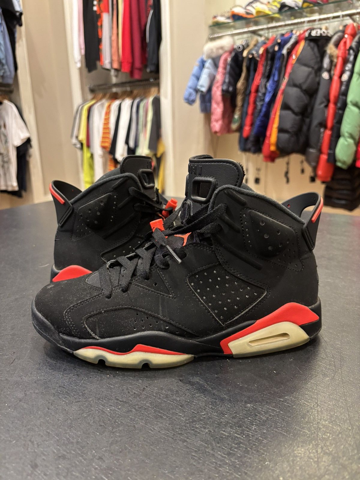 Jordan Brand Jordan 6 Retro ‘Black Infared’ Size US 8 / EU 41 - 1 Thumbnail