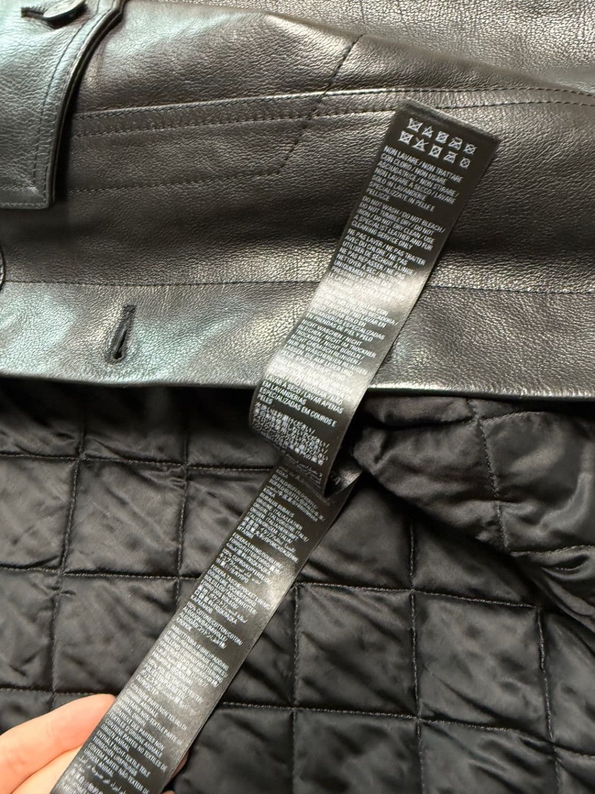 Balenciaga Balenciaga Buffalo Leather Jacket Size US XS / EU 42 / 0 - 6 Thumbnail