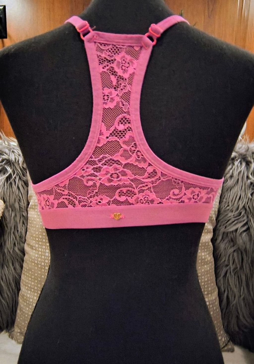 Pink × Victoria's Secret PINK by Victoria's Secret Sequined Bralette Size ONE SIZE - 3 Thumbnail
